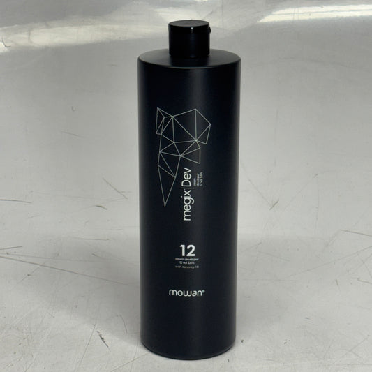 MOWAN MEGIX DEV Cream Developer 12Vol 3.6% with Keraveg-18 33.6 fl oz.
