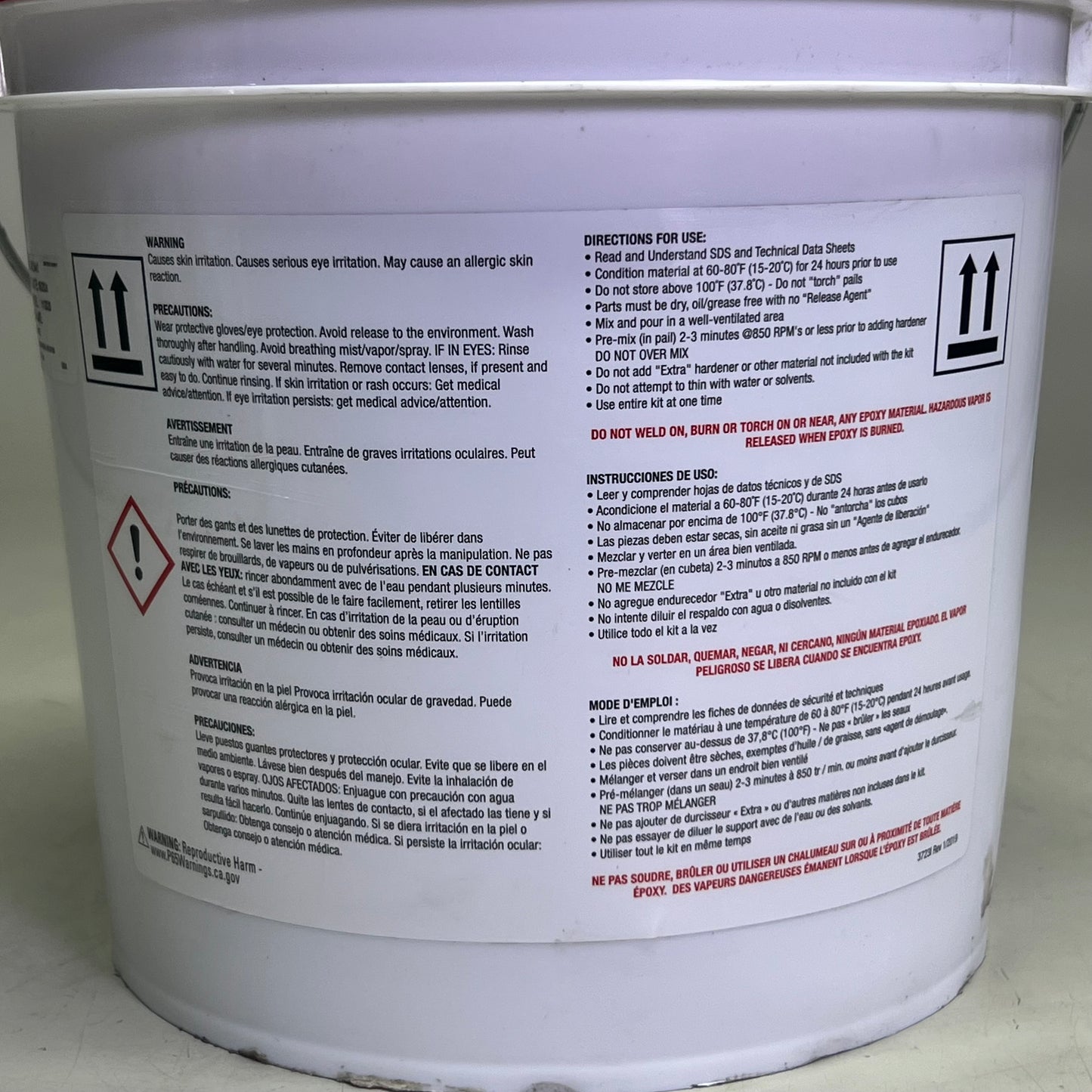 METSO WF Ultra Performance Crusher Backing Material, White 2421441 BB 11/25