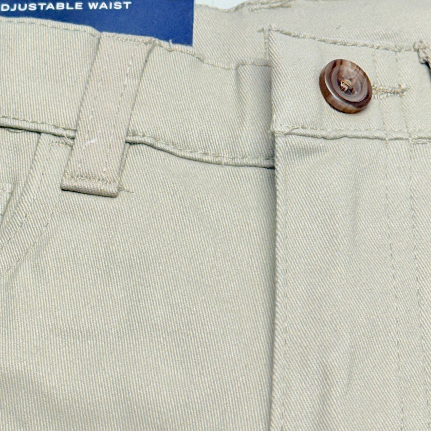 NAUTICA JEANS Boys' School Uniform Pants Sz 5 Regular Khaki - NUFDC01E (New)