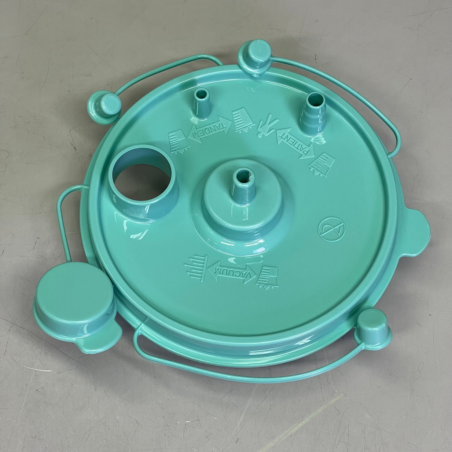 BEMIS (6 PACK) Hi-Flow Suction Canister & Lid Teal