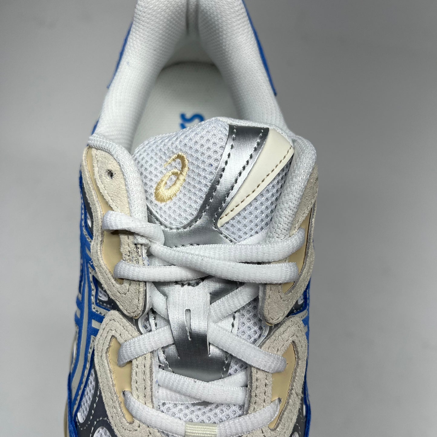 ASICS Gel-nyc Athletic Mesh Sneaker M Sz 7 W Sz 8.5 White/BlueCoast 1203A383-116
