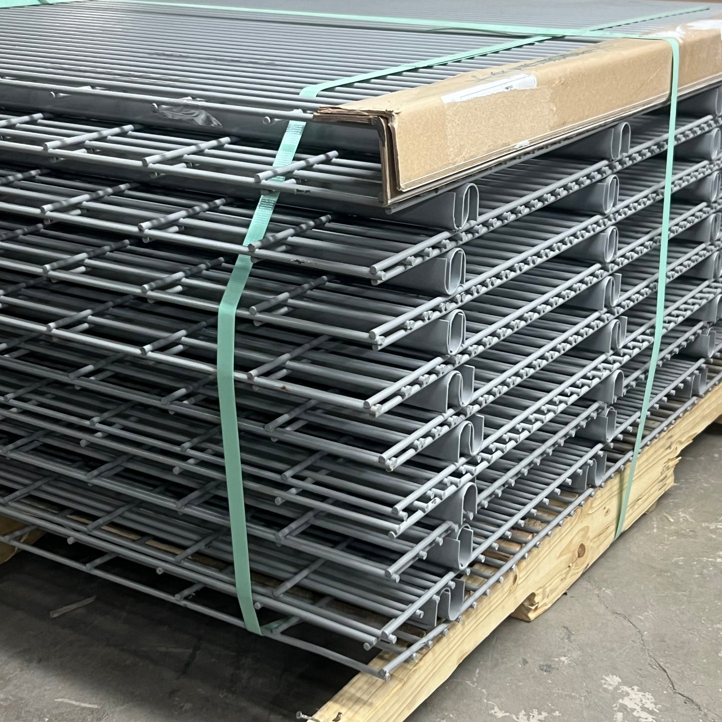 Wire Decking (18 Pack) 40.6"X44.4" Flt Flsh 1"X4.218"