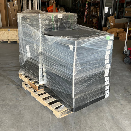ZA@ Pallet of POLARPAD Duraplas Heavy Duty HVAC Pad Sz 32”x32”x3", Black