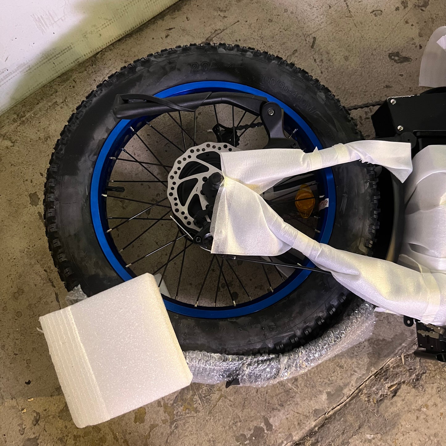 ZA@ ECOTRIC Portable & Folding fat Ebike With LCD Display C-NFAT20810-MBL-W04 A