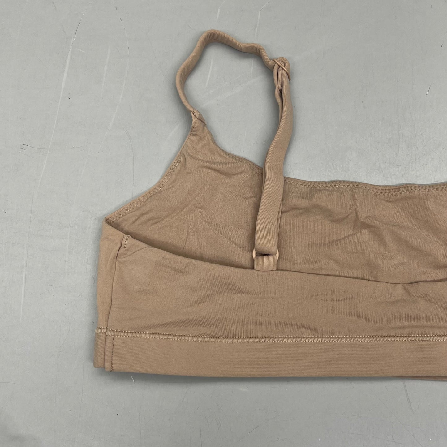 SKIMS Buttery Soft Fits Everybody Scoop Bralette Women's Sz M Ochre BR-SCN-2025