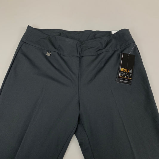 MULTIPLES Woven Ankle Pants Petite Women's Sz 16 Intgry M2623P