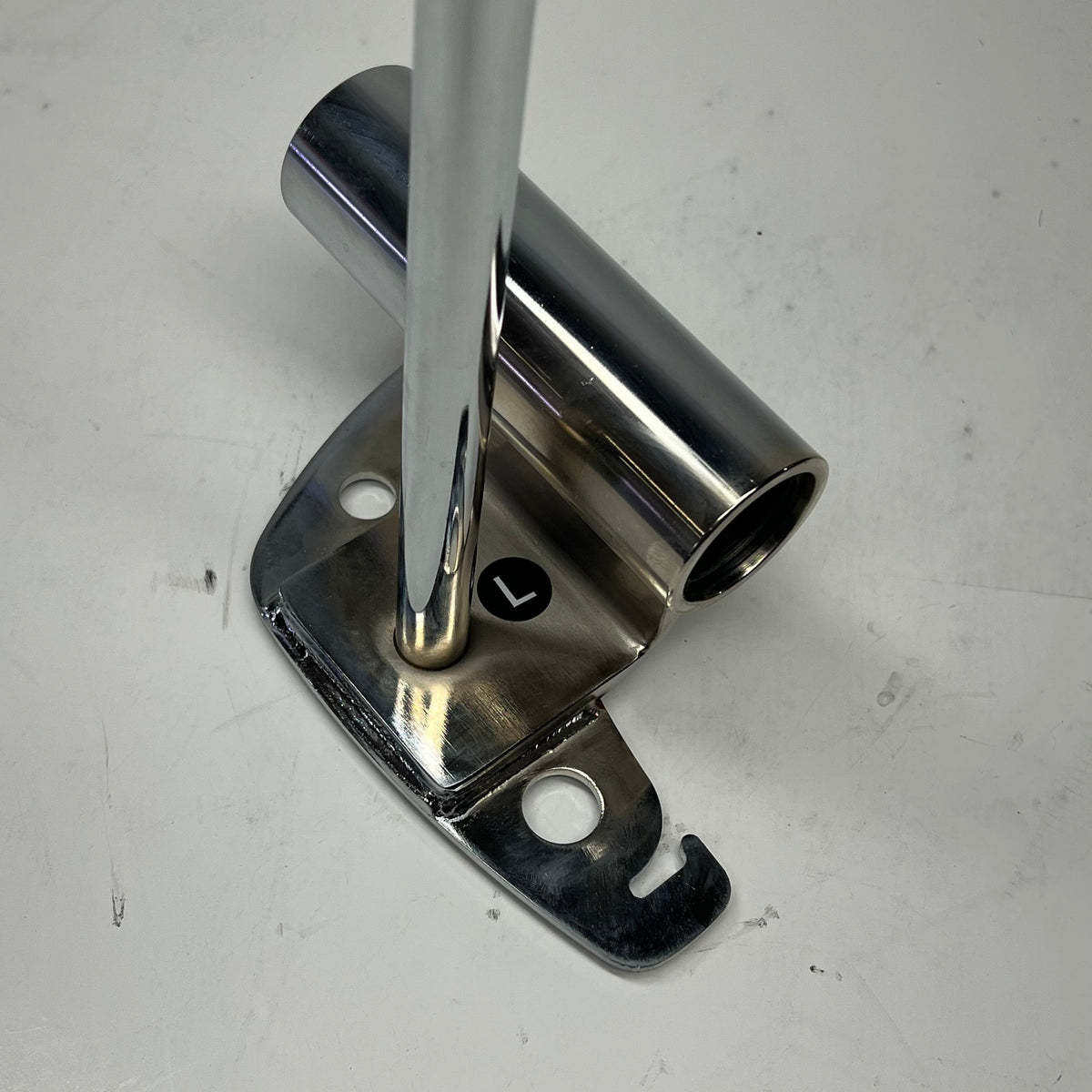 L & R Starboard Pair Stainless Steel Boat Platform Step Hinge Assey Chrome