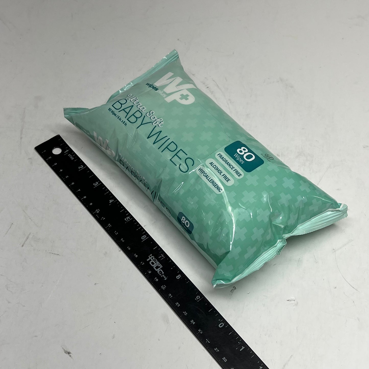 WP WIPES PLUS  (12 PACK, 80 EACH) Baby Wipes Unscented Alcohol Free BB 07/27