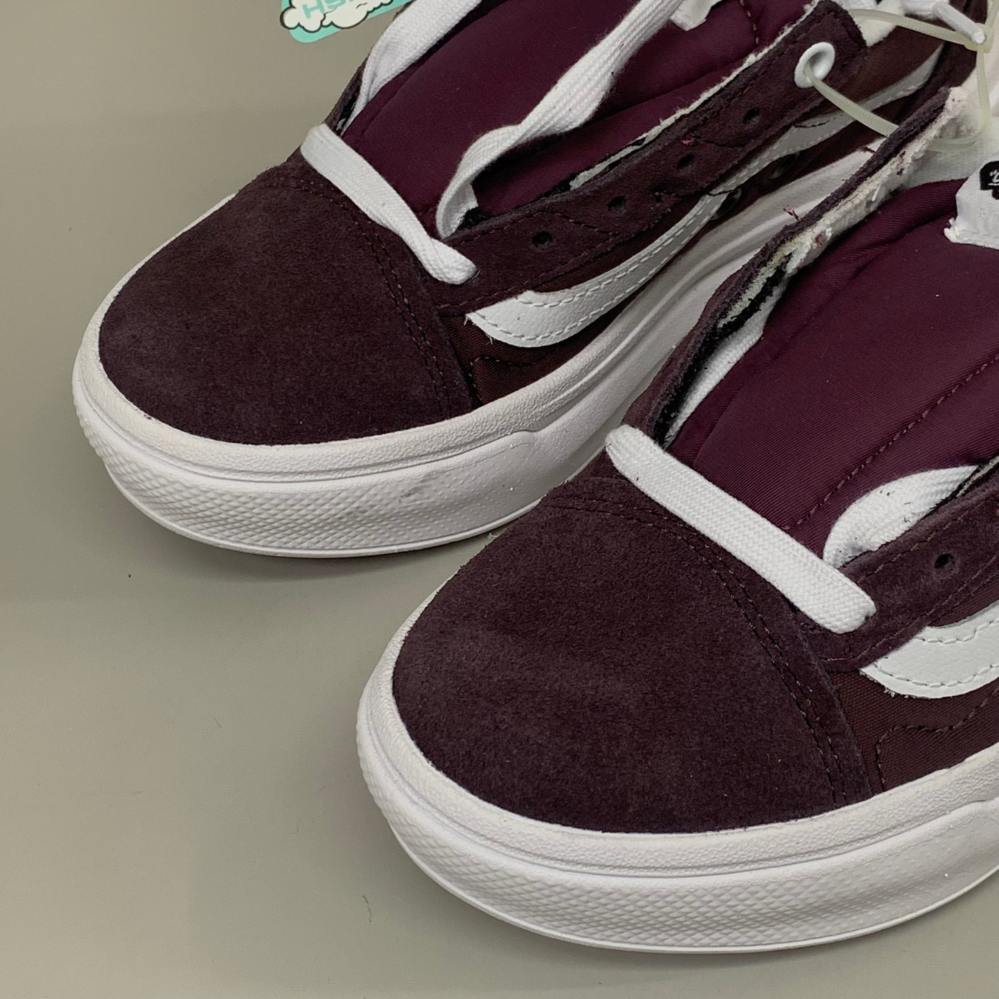 VANS Old Skool Overt Sneakers Extra Cushion Men's SZ 4 Women's SZ 5.5 Burgundy