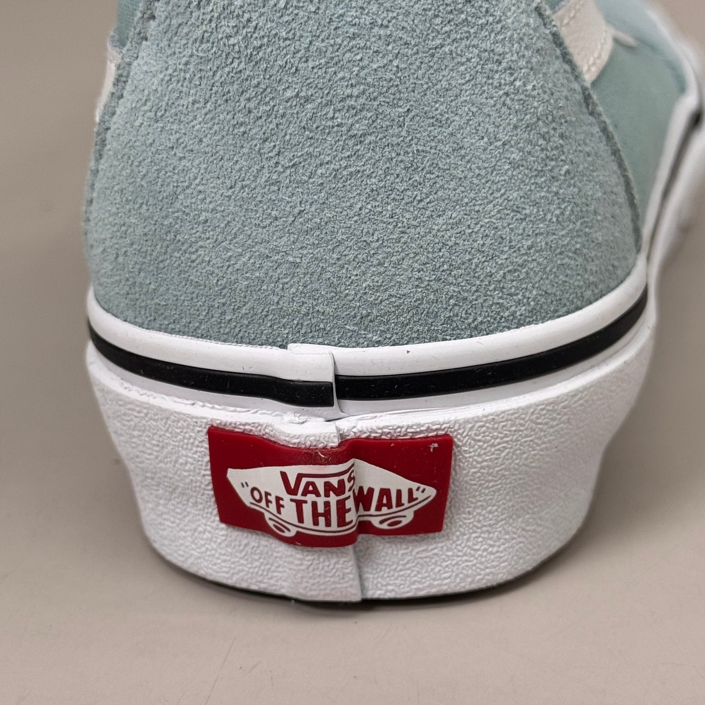 VANS Deconstructed Suede & Canvas Sk8Hi Tapered Shoe M SZ 8 W SZ 9.5 Pastel Blue