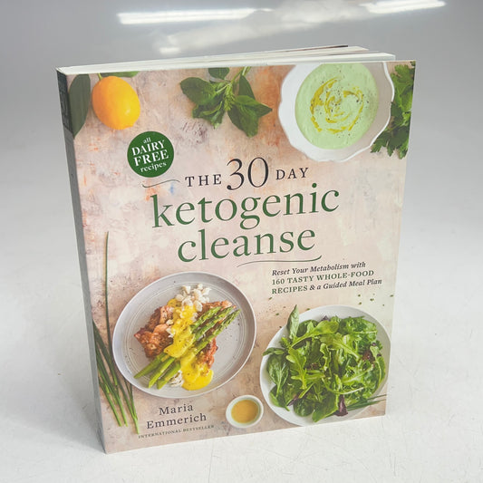 THE 30 DAY KETOGENIC CLEANSE  160 Tasty Whole Food Recipes Paperback Book