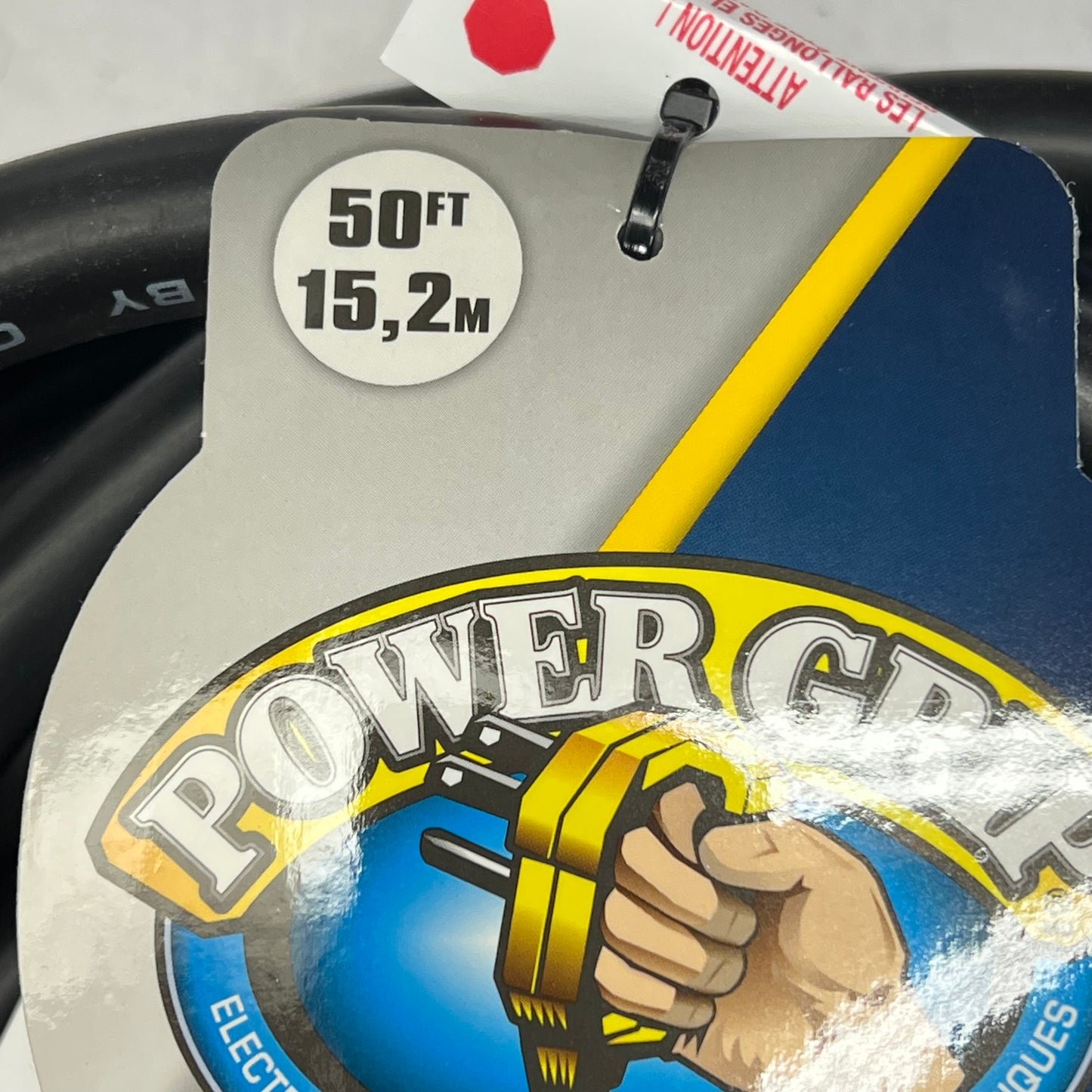 CAMCO Rv Extension Power Grip Extcord  50' 30A 125V/3750W 10 Ga Yellow 55197