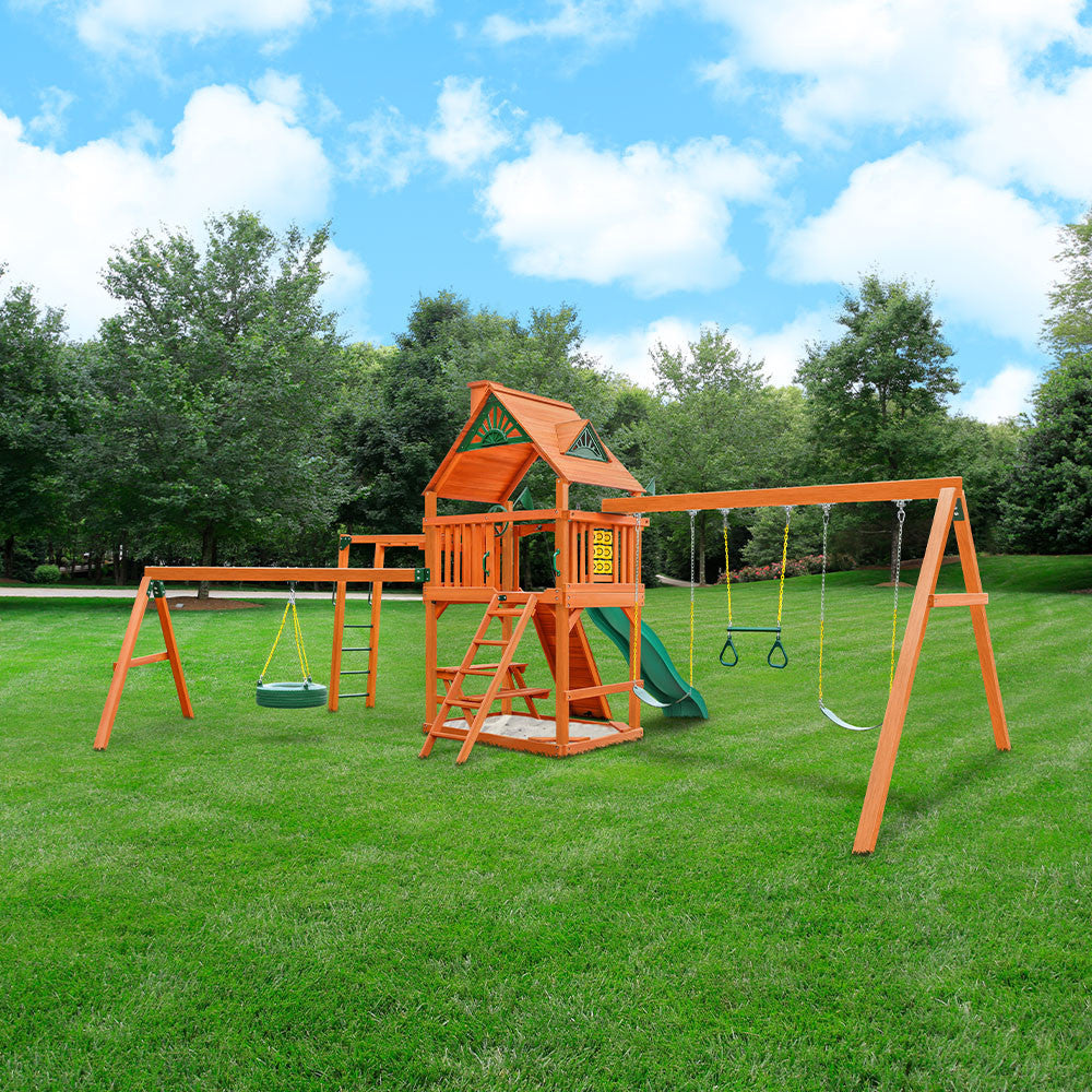 Z@ GORILLA Homestead Swing Set for Kids (AS-IS, Complete)