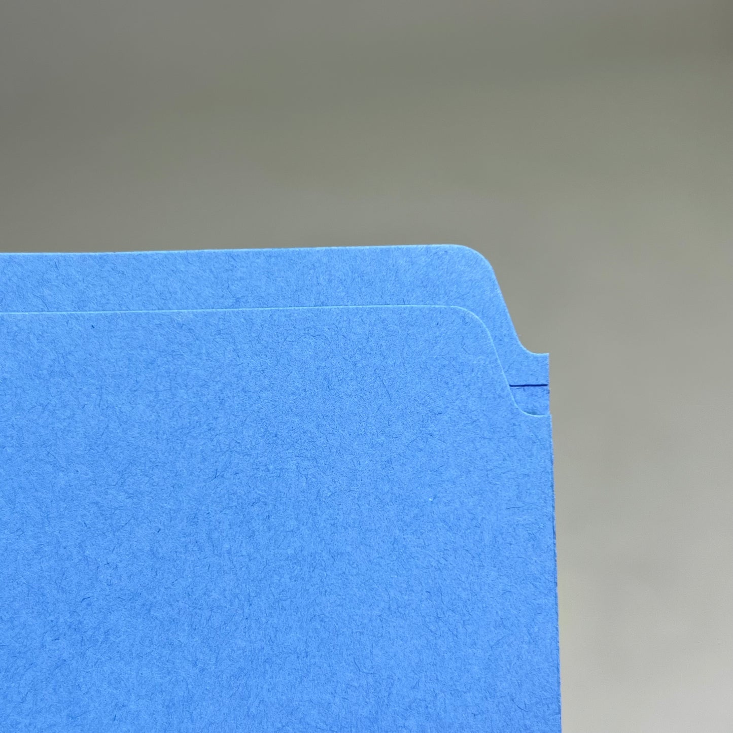 SMEAD (100 PACK) Color File Folders W/ Reinforcement Tabs 1/3 Cut Blue 12034