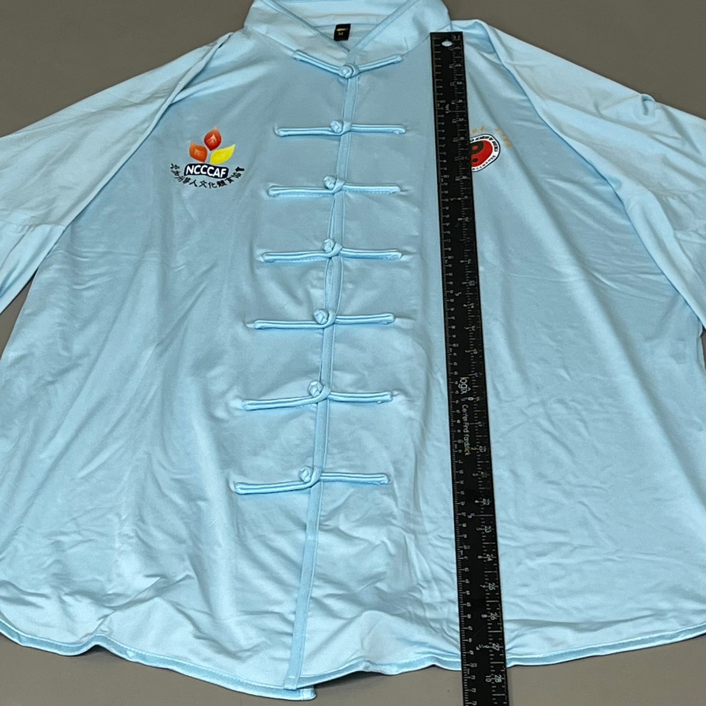 NCCCAF Yang Chengfu Academy of America Blue Uniform Set Unisex M Light Blue