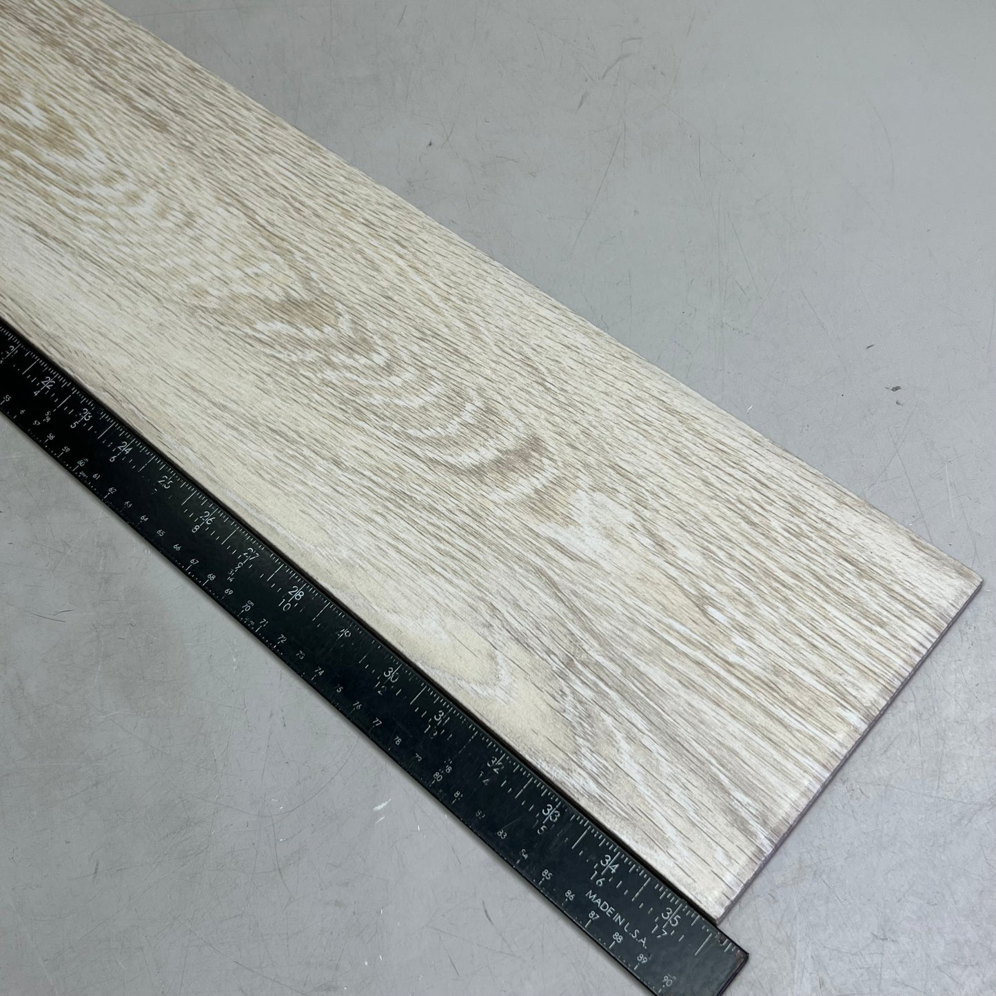 GRANISER (9 Pcs) Floor Tiles Sz 6" x 36" x 0.32", Aspen Beige F-449