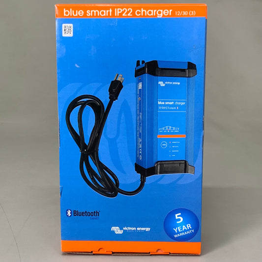 VICTRON Energy Blue Smart IP22 Charger 12 Volt 30 Amp 3 Output BPC123048102 (new)