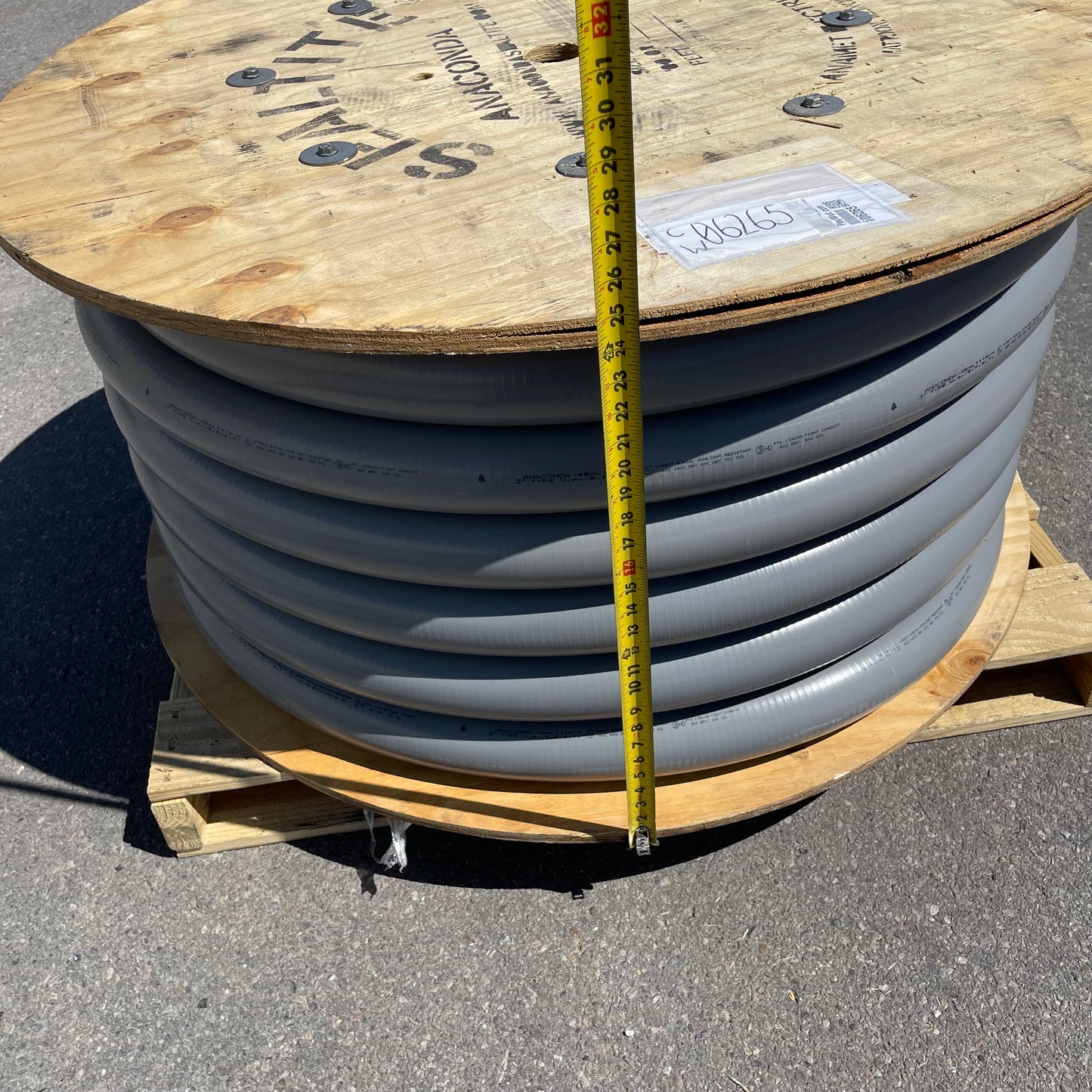 Z@ ANACONDA Sealtite Flexible Conduit 3” UA/EFST 100 ft Gray MADE IN USA(New)