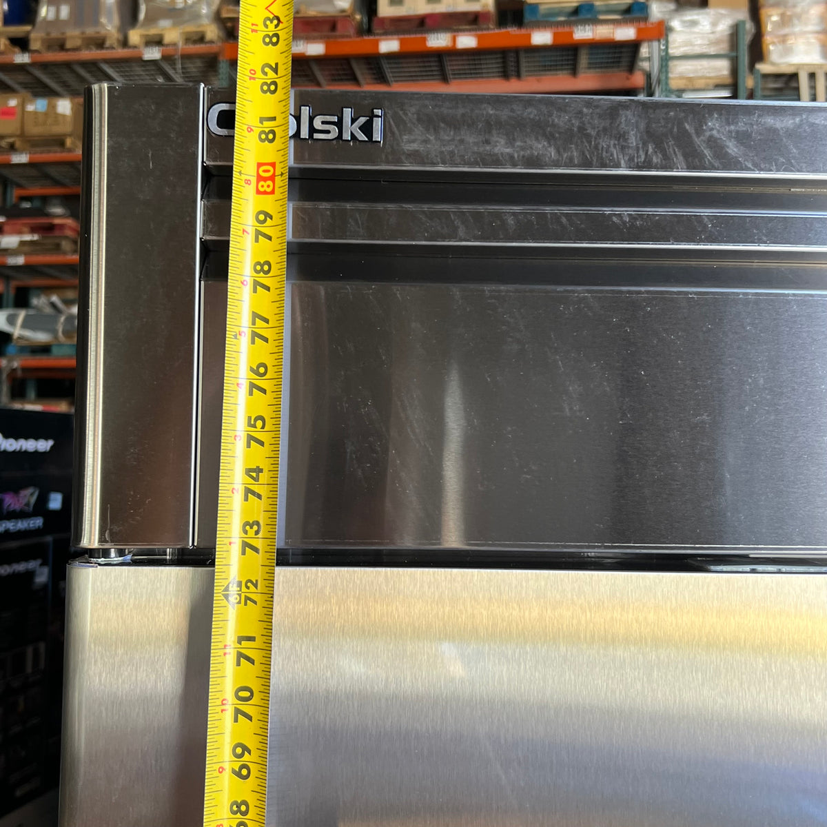 COLSKI Commercial Freezer - 2 Solid Doors 1231L/43.4 Cu. Ft. MF-49 (New Other, Front Dents & Broken Rear Griller)