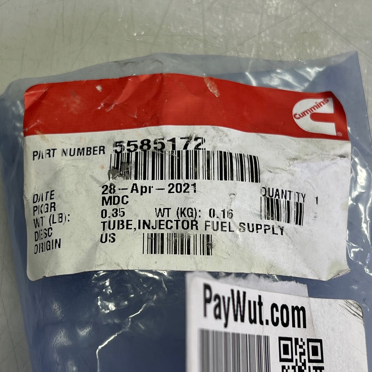 CUMMINS MOPAR Injection Fuel Kit W/ O-Rings For Ram Trucks R8545067AA