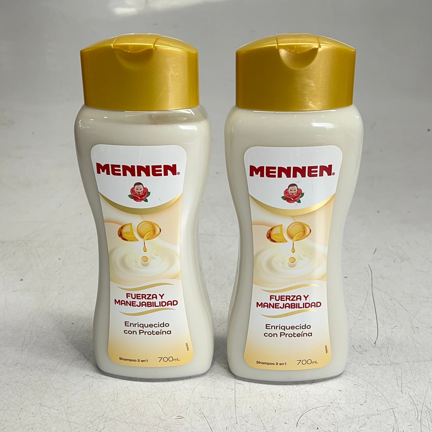 MENNEN (2 PACK) 2-in-1 Shampoo Strength & Manageability W/ Protein 700 ML PS0|076075