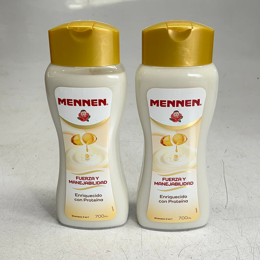 MENNEN (2 PACK) 2-in-1 Shampoo Strength & Manageability W/ Protein 700 ML PS0|076075