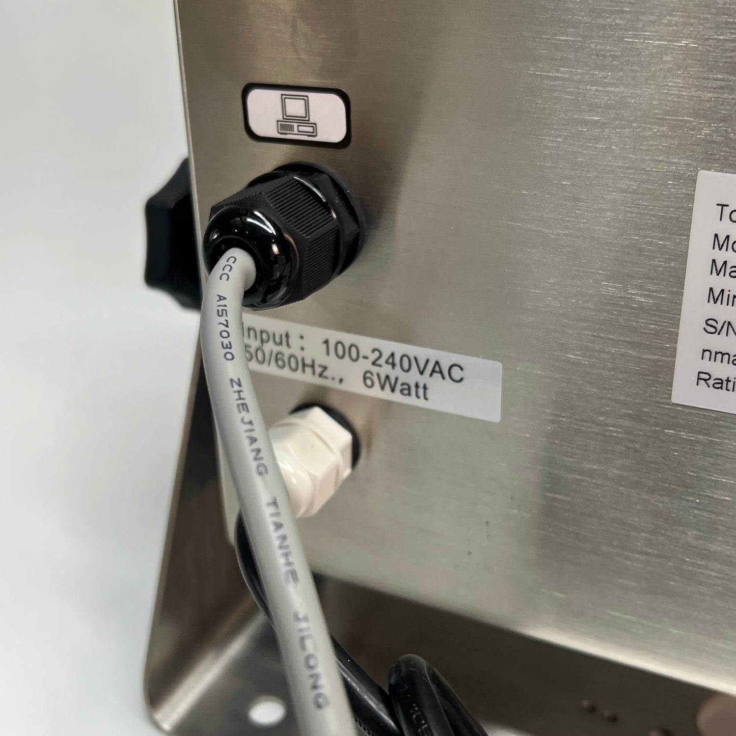 TOTAL COMP INC Stainless Steel Weight Indicator W/Power Cord 2" LCD 110013016033