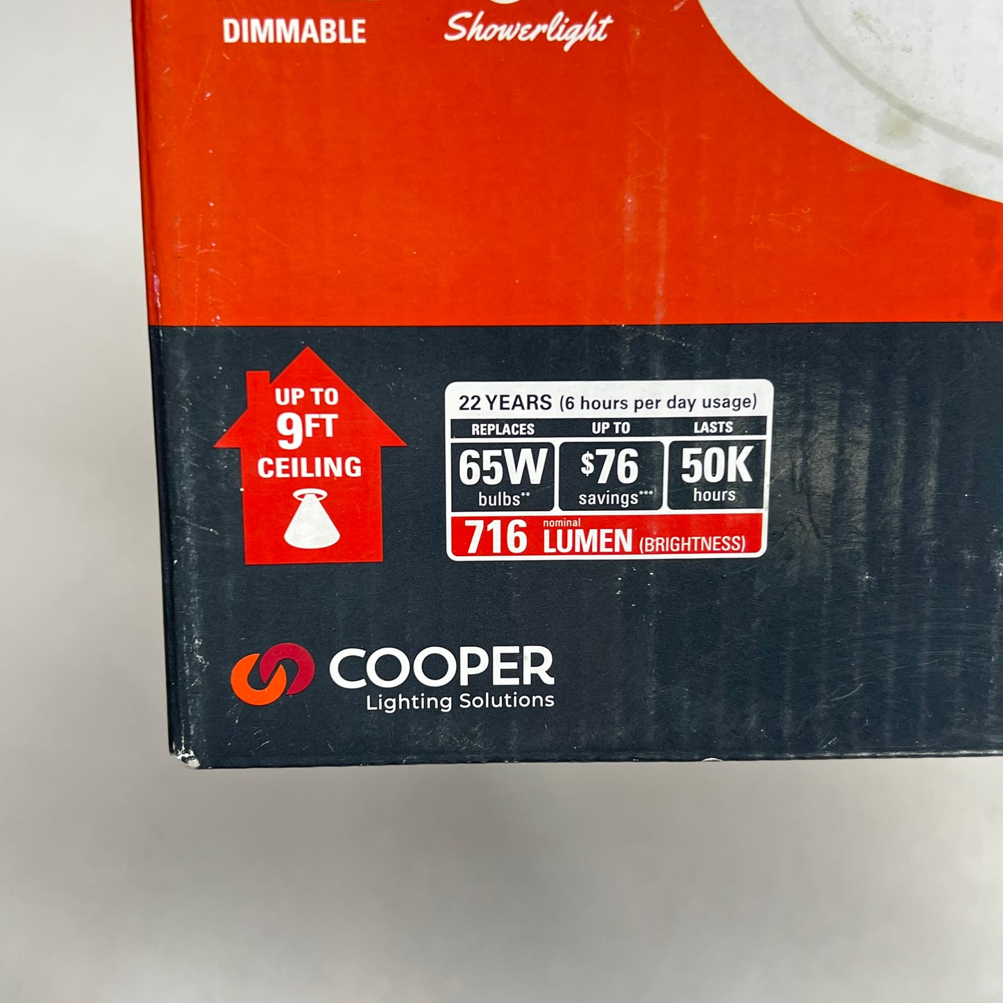 COOPER LIGHTING Halo Surface Mount Light 6" Surface Downlight 5 Color SMD6R69SWH