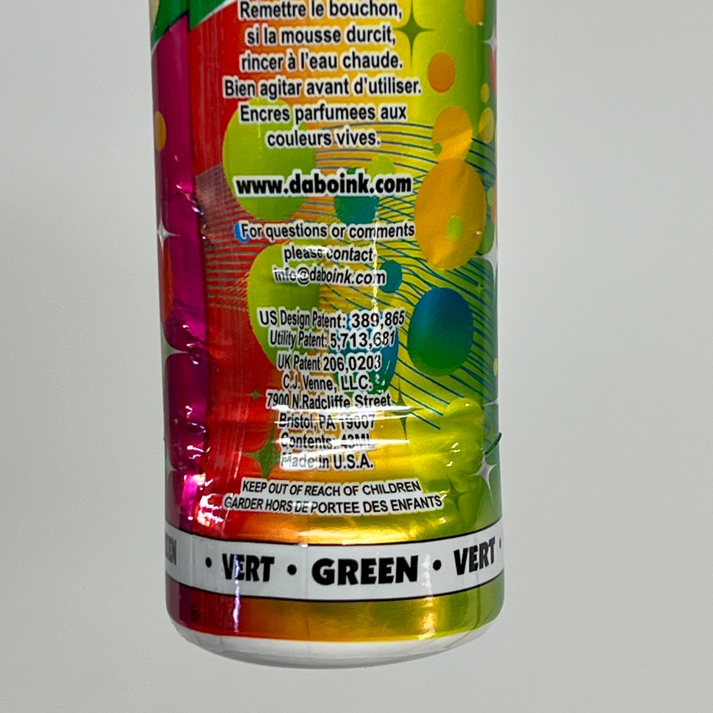 DAB O INK (12 PACK) Sunsational Bingo Marker Bright Ink 43ml/1.4 oz Green C26
