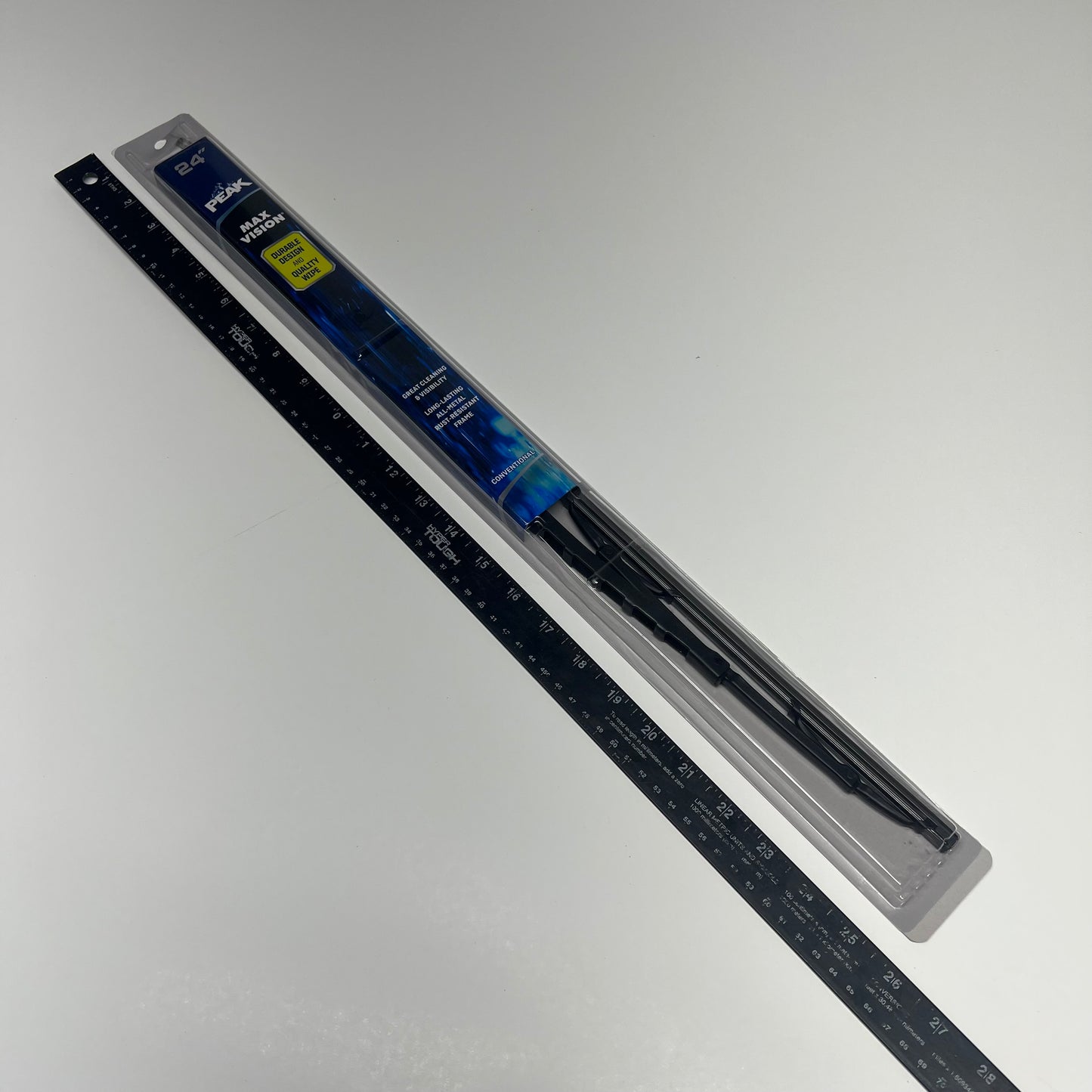 PEAK Max Vision Wiper Blades Maximum Driving Visibility 24" Black MXV241