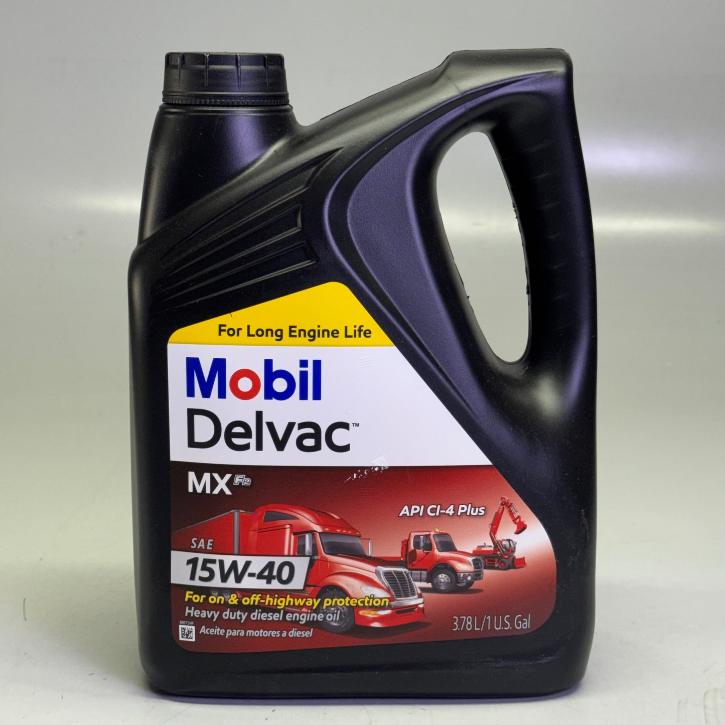 MOBIL DELVAC MX F2 15W-40 For On & Off-Highway Protection 1 Gal. API CI-4 PLUS