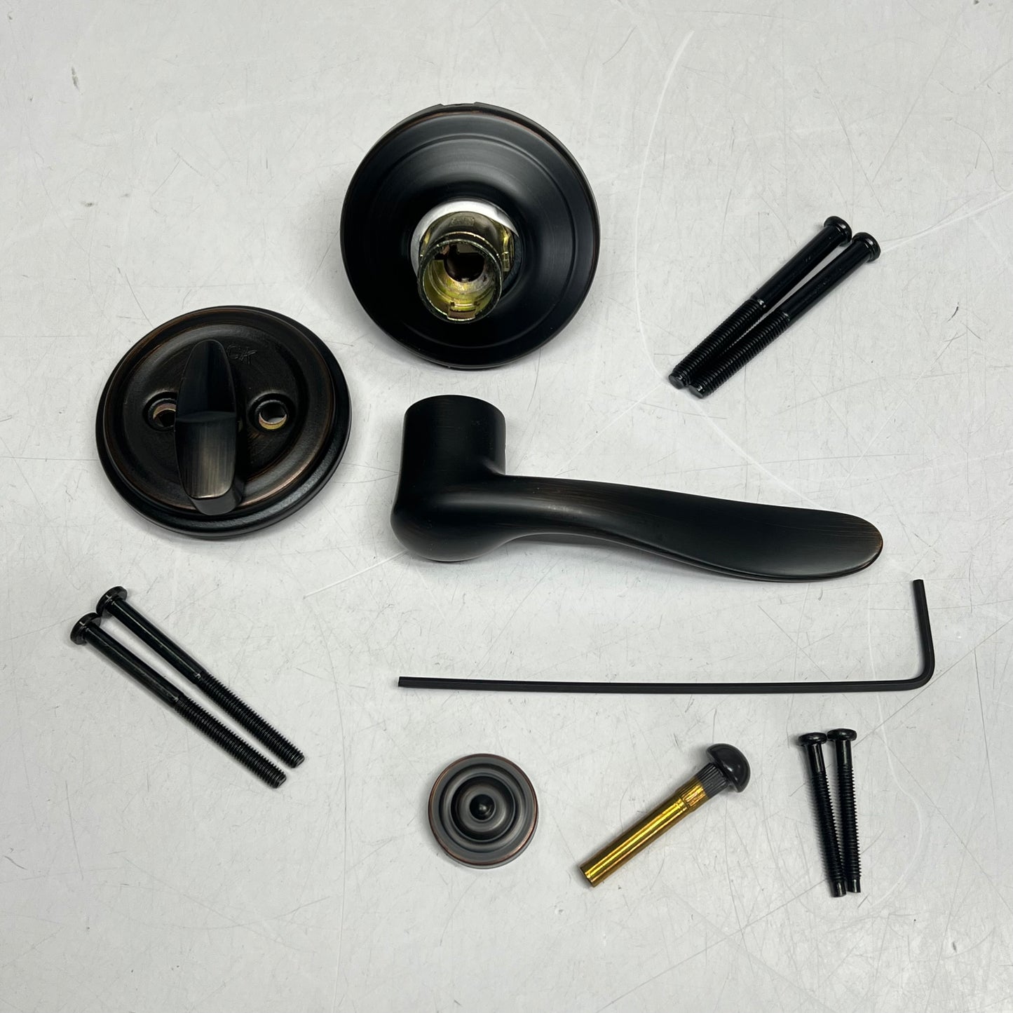 KWIKSET Door Lever Handleset Interior Pack Venetian Bronze 99660-312