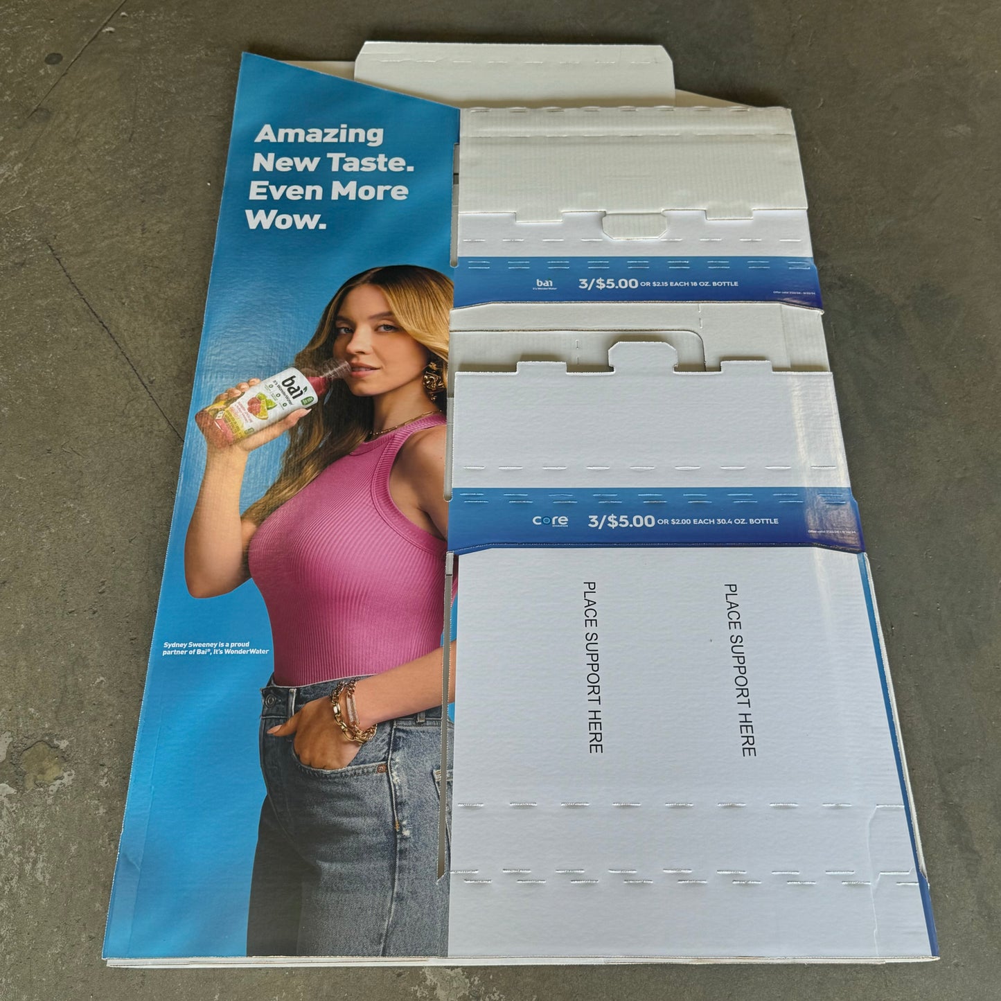 ZA@ DOLLAR GENERAL Non-Carb Shipper Packaging Sz 52” x 31” 2” Cardboard Material