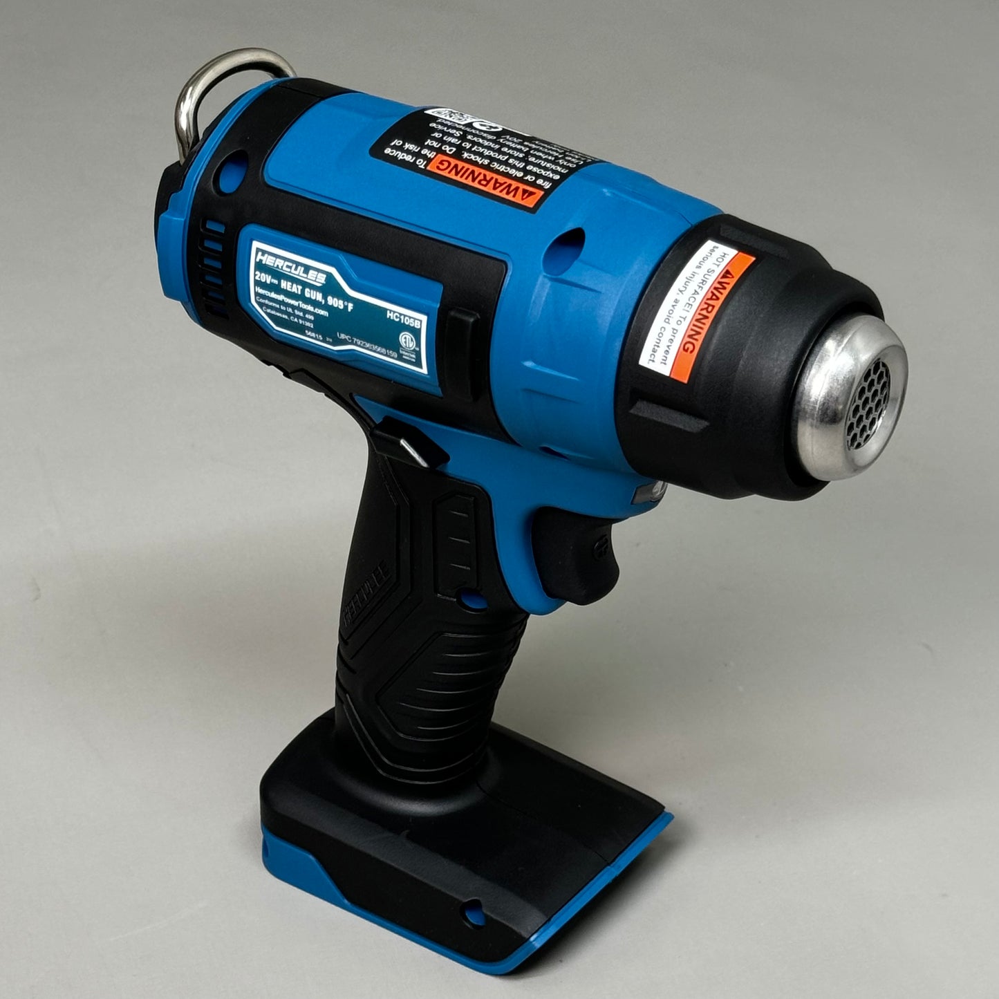 HERCULES 20V Lithium-Ion Cordless Compact Heat Gun 7" x 8 1/2" Blue HC105B