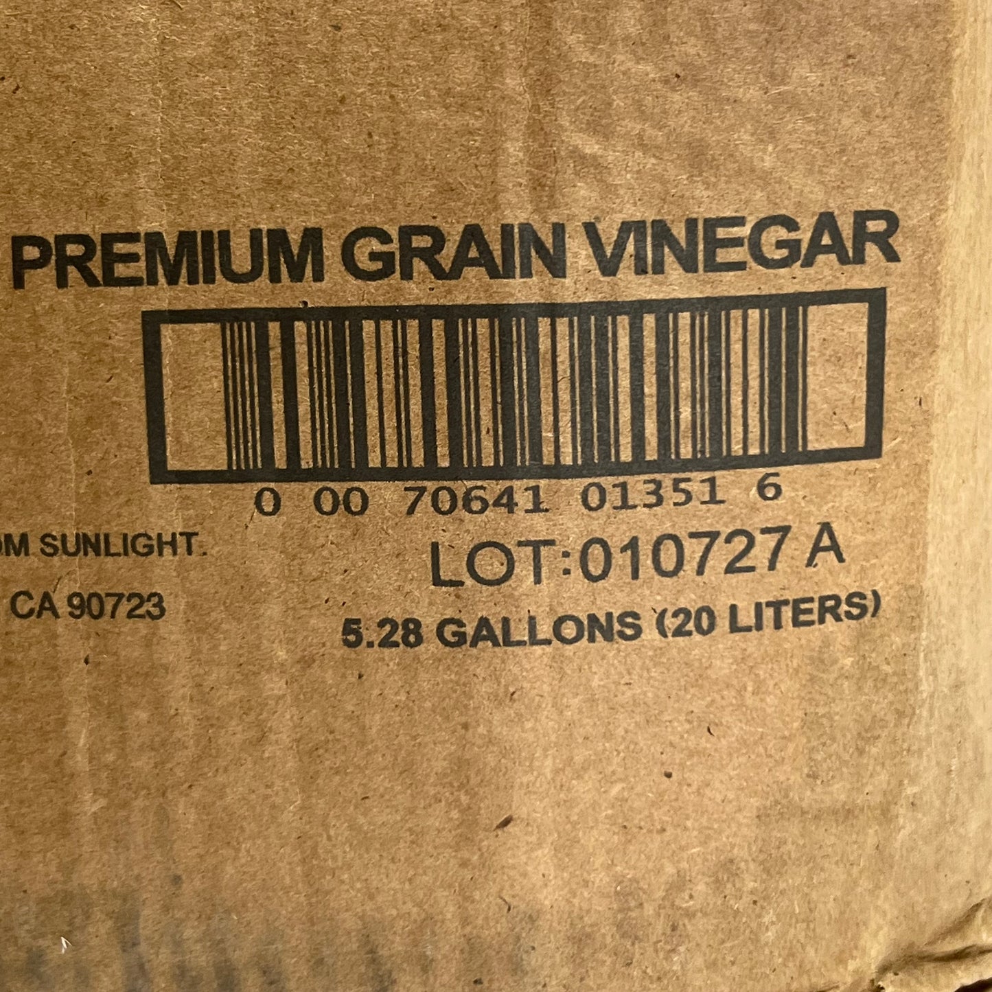 MARUKAN Kasho Premium Grain Vinegar 5.28 Gal. Brown 01351