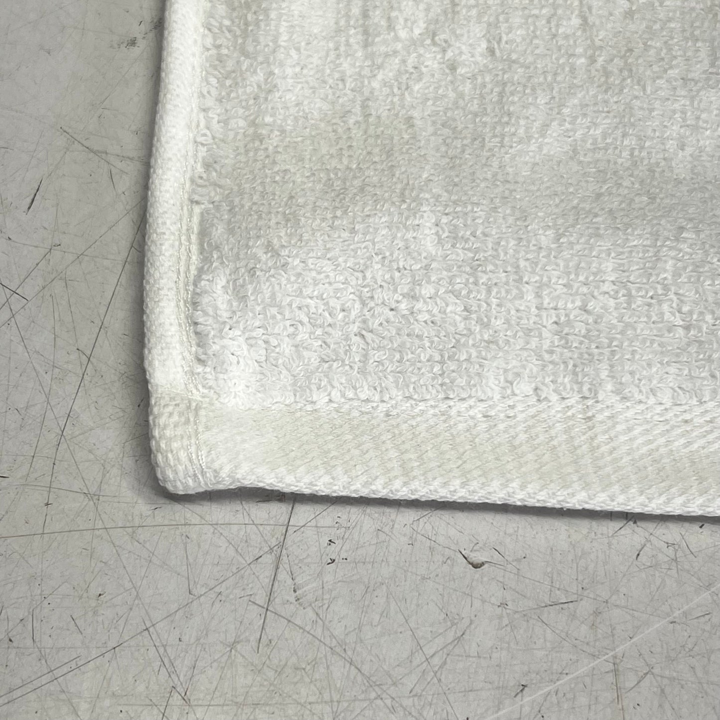 ZA@ WELSPUN (10 PACK) Hotel Wash Cloths Cotton 12 x 12 White 887719102245