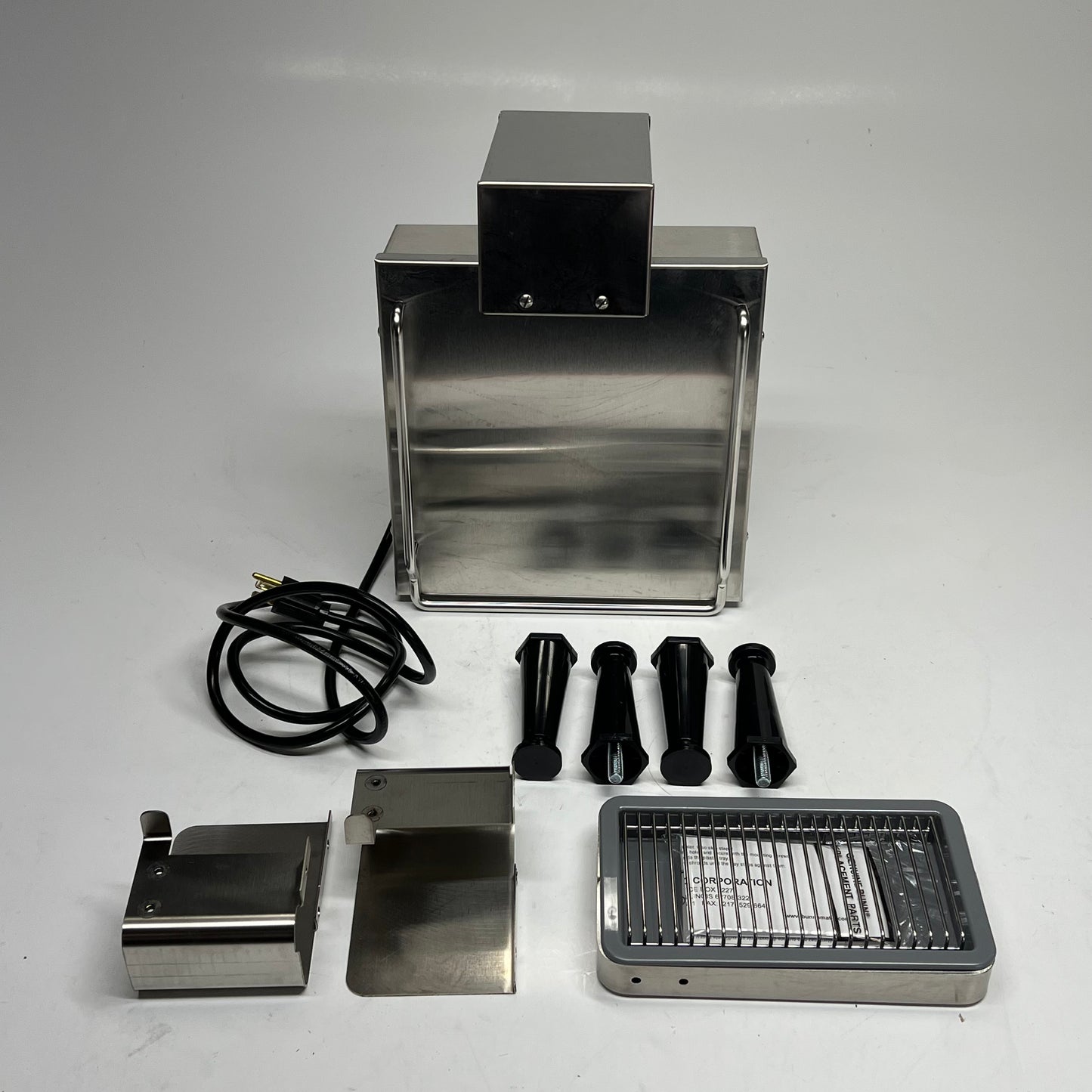 BUNN SS Soft Heat Single Server Docking Infusion Series 120V Silver S27825.0017
