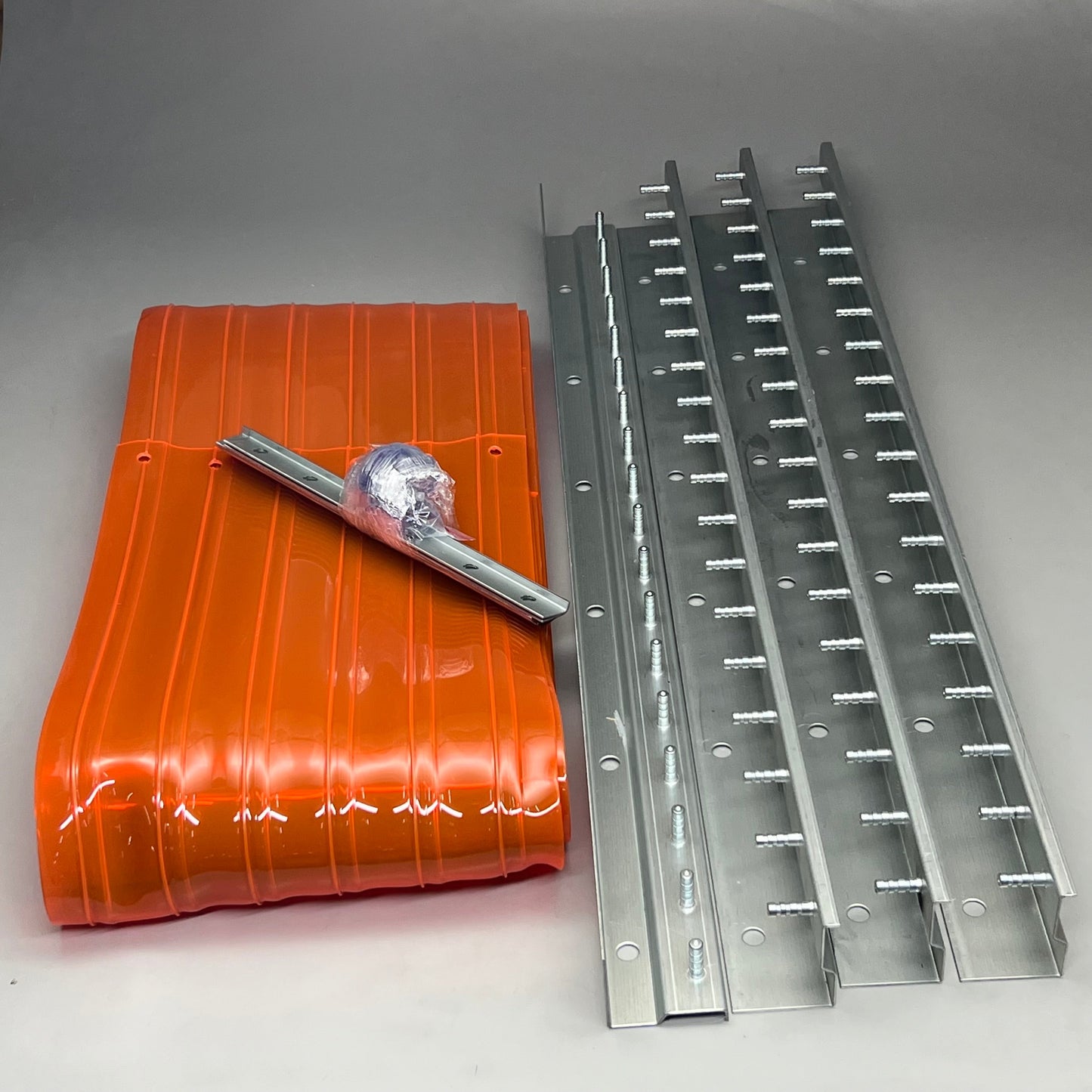 COMMERCIAL INDUSTRIAL Strip Plastic Curtain Door Kit (Varied Sizes)