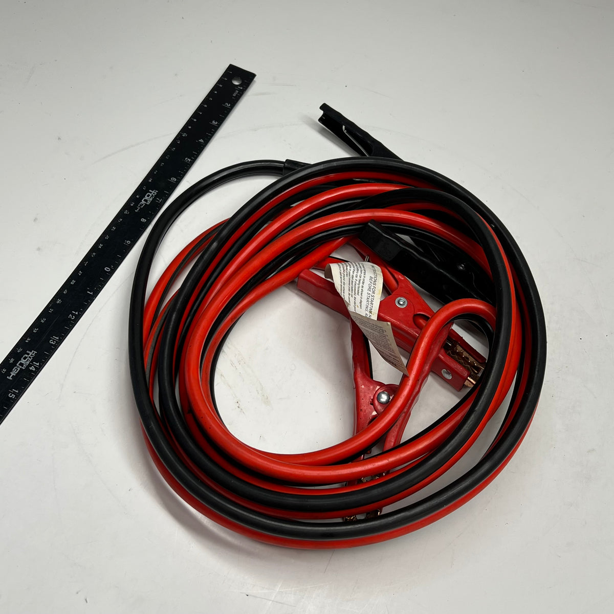 ZA@ ATE Pro Usa Booster Cable Fully Shielded 16' 4 Gauge 300 Amp Red/Black  50465 (As-Is)
