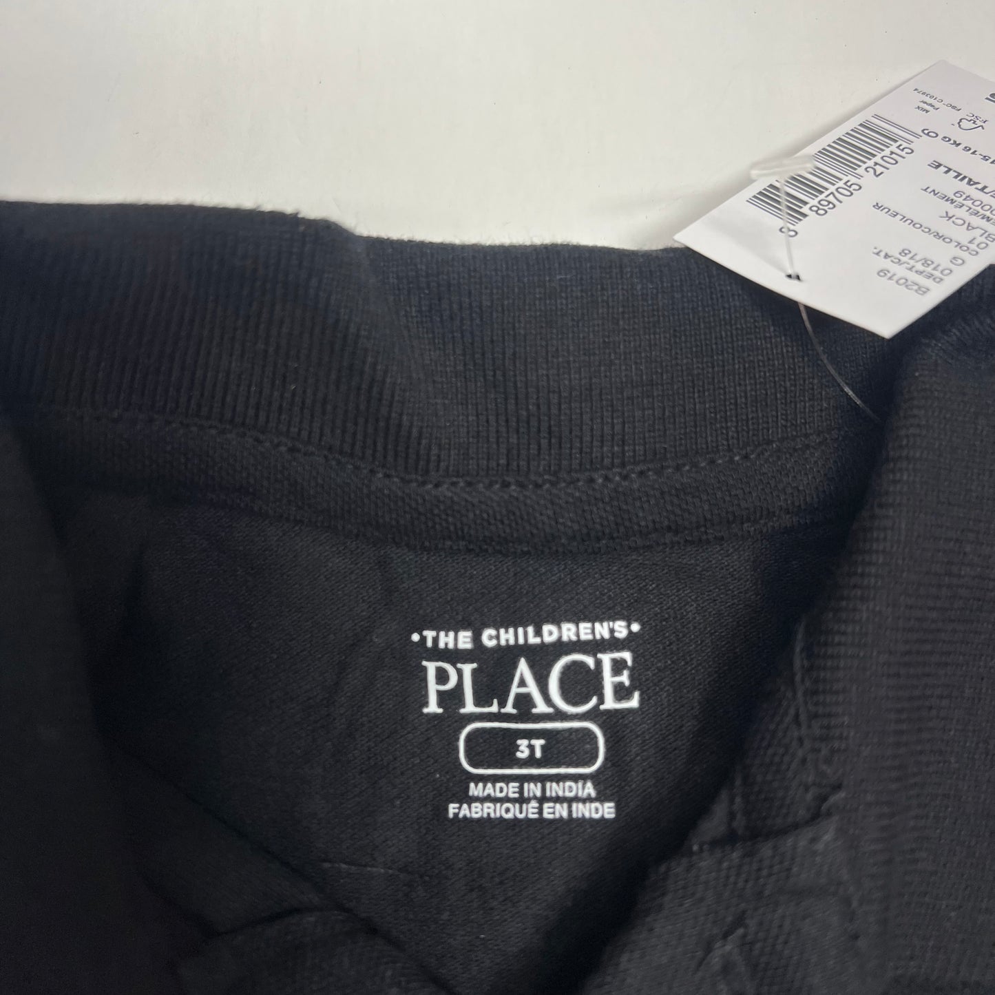 THE CHILDRENS PLACE (4 PACK) Uniform Soft Pique Polo Shirt Boy's sz 3T Black