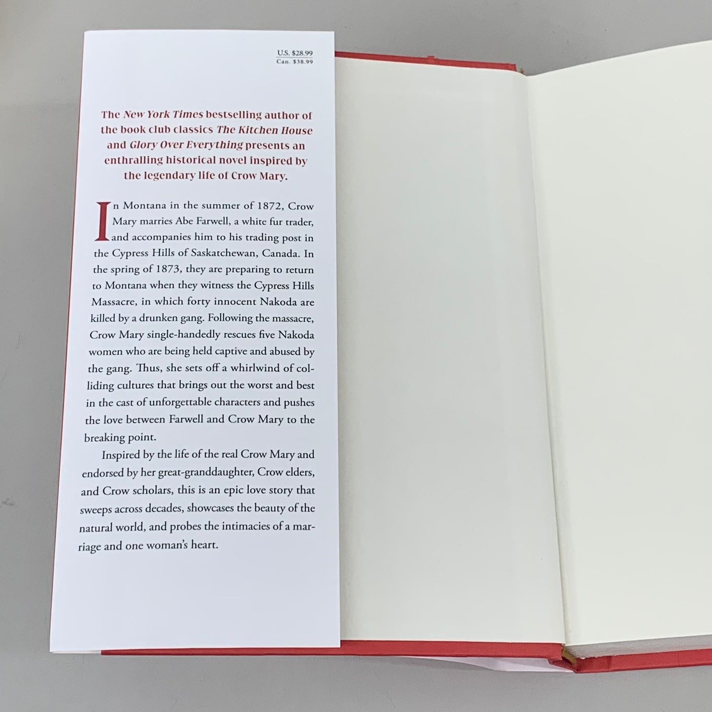 ATRIA BOOKS Kathleen Grissom Crow Mary A Novel 368 Pages (Used Good)