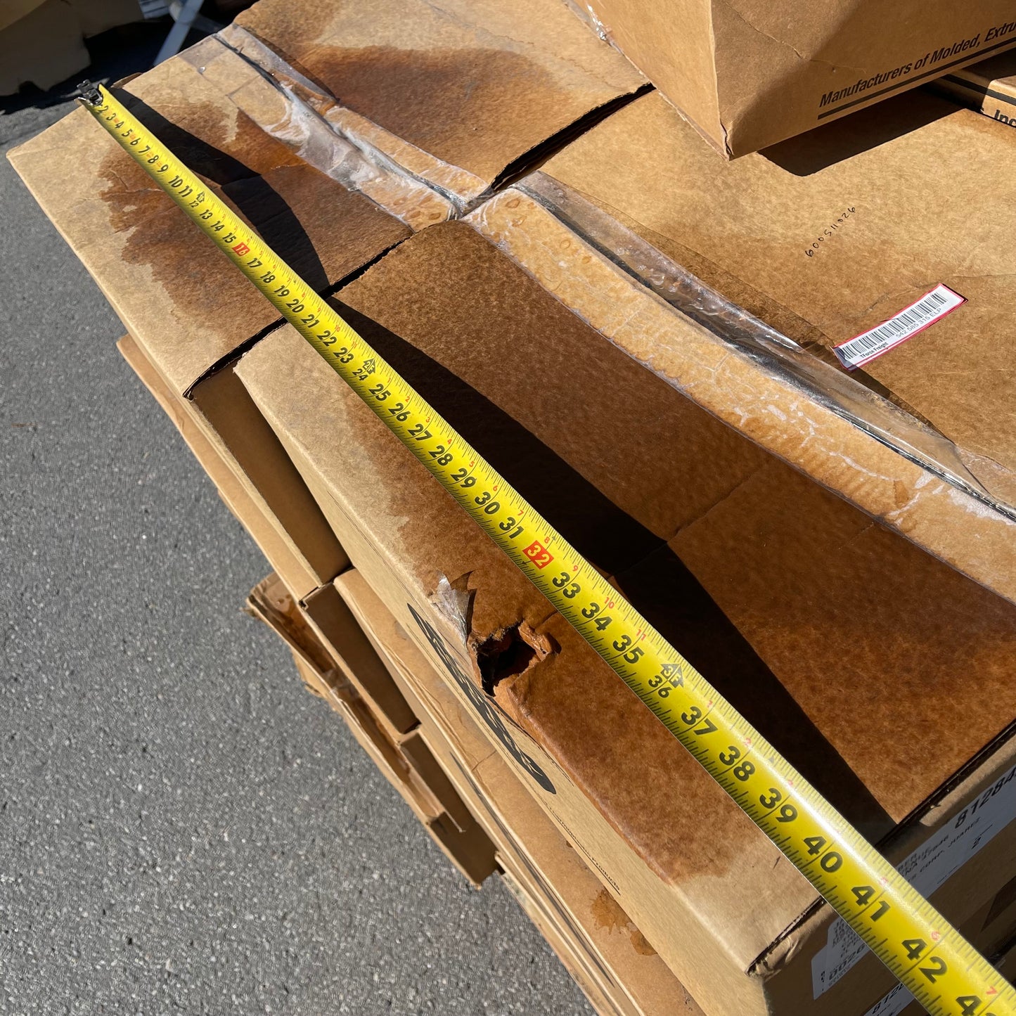 ZA@ Pallet of JASPER RUBBER Rectangle Gaskets 9"x6" 002652237 (AS-IS)(A)