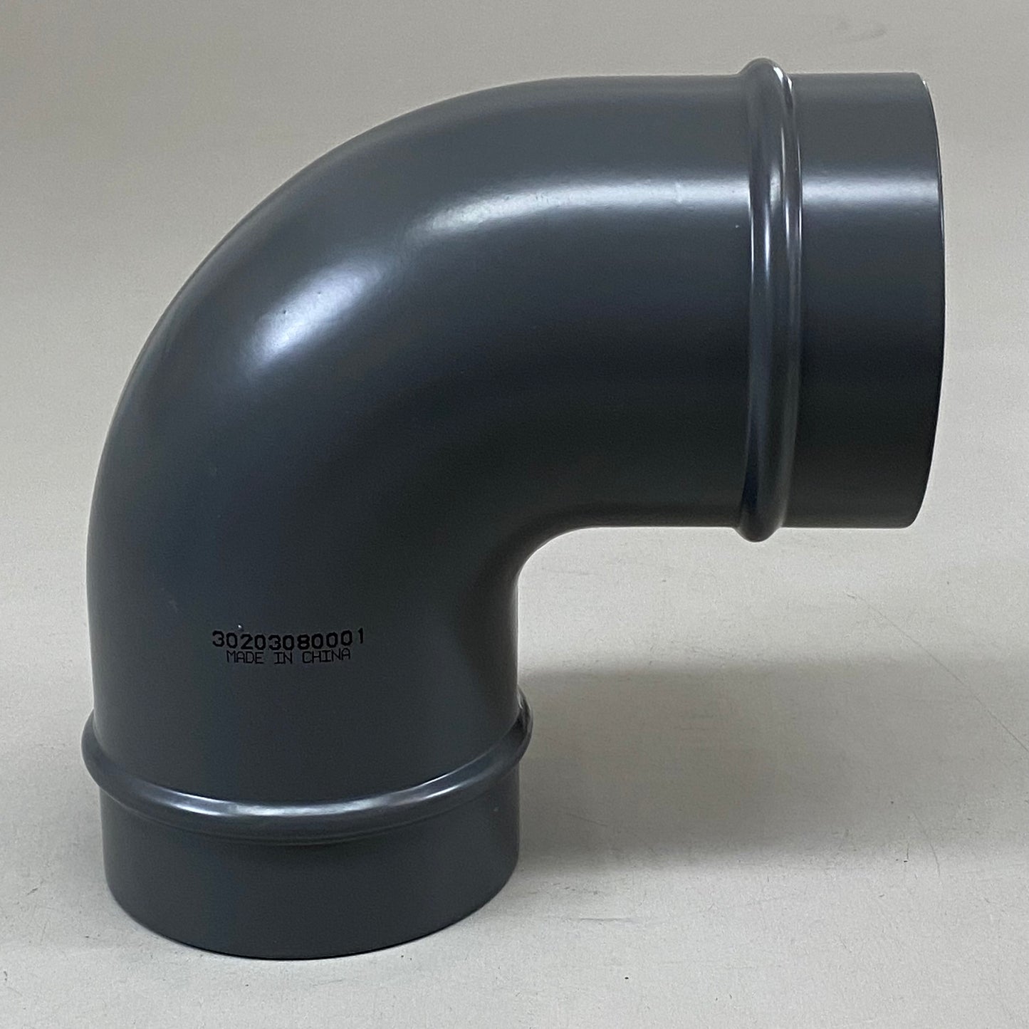 AIRPIPE Equal 90 Degree Full-Volume Flow Elbow Black 30203080001