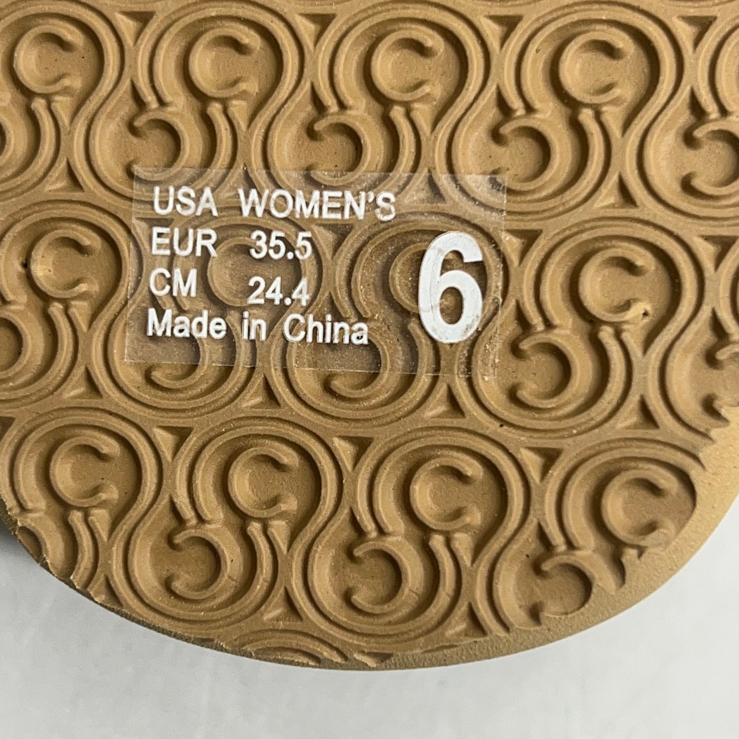 COBIAN Dana Rise Elevated Flatform Style Slide Women's Sz 6 White DNA24-100-06