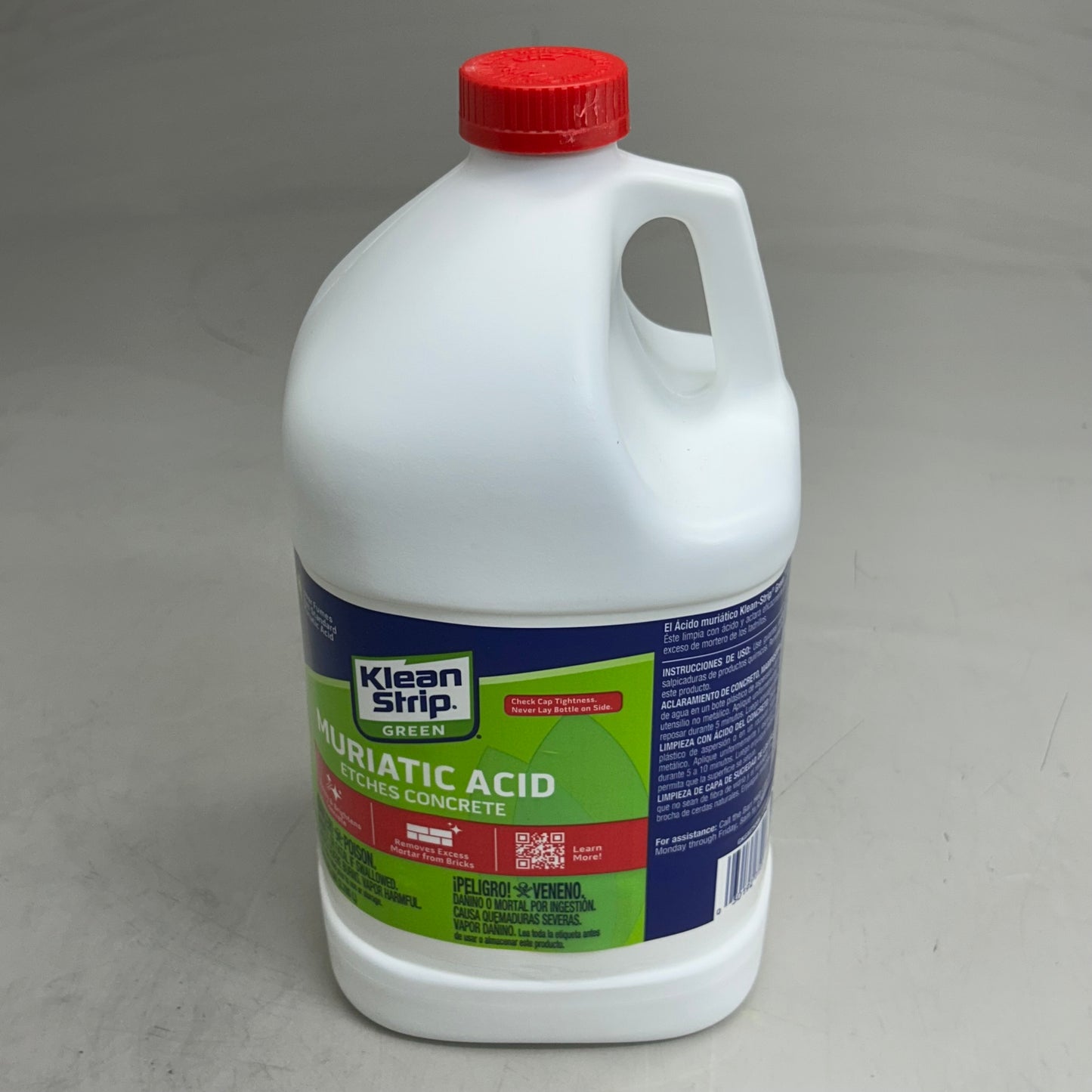 Z@ KLEAN STRIP Muriatic Acid *Etches Concrete* 1 Gallon GKGM75006