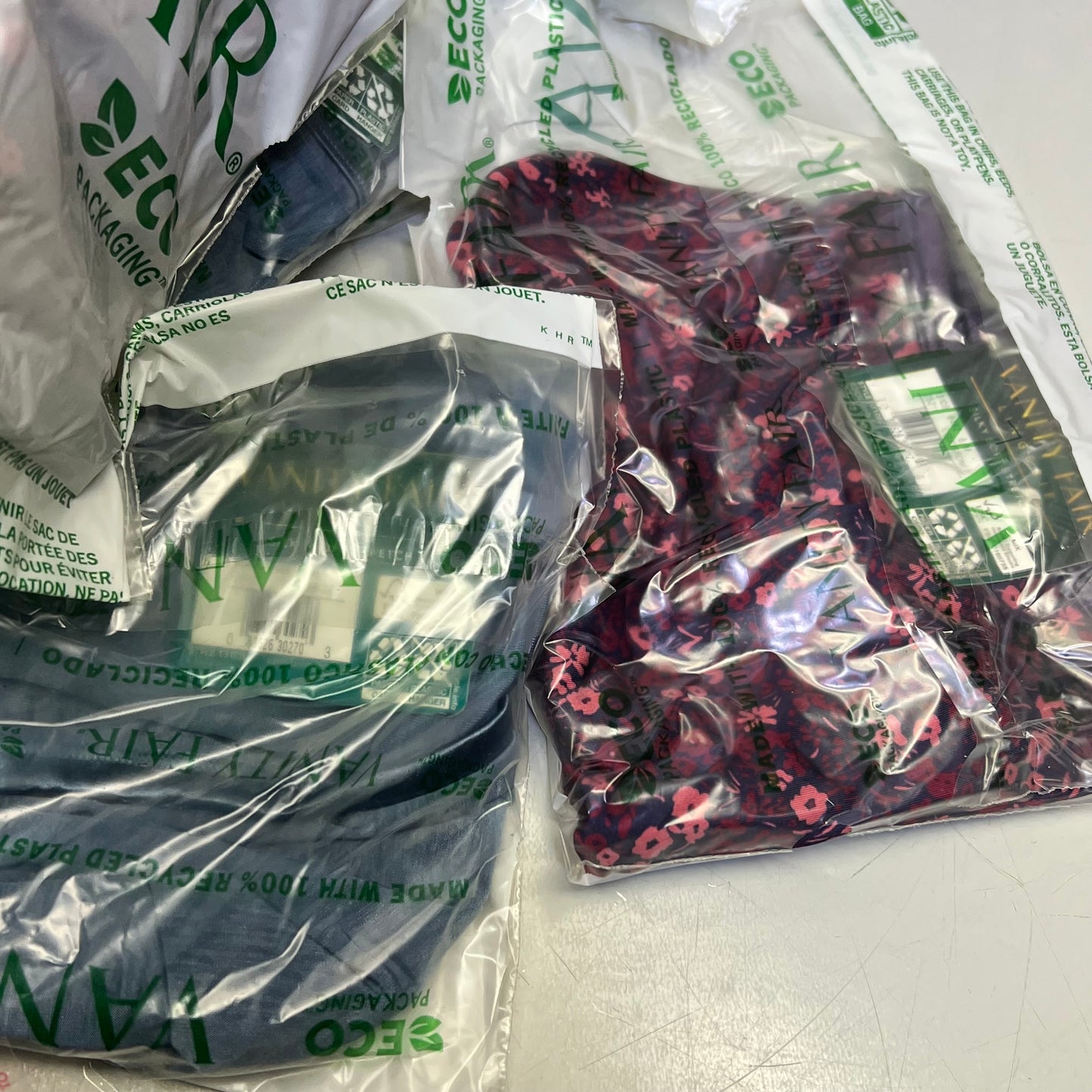 ZA@ VANITIY FAIR Lot Of Assorted Silky Stretch Soft Underwear Women's Variety Sz Red/Blue/Floral