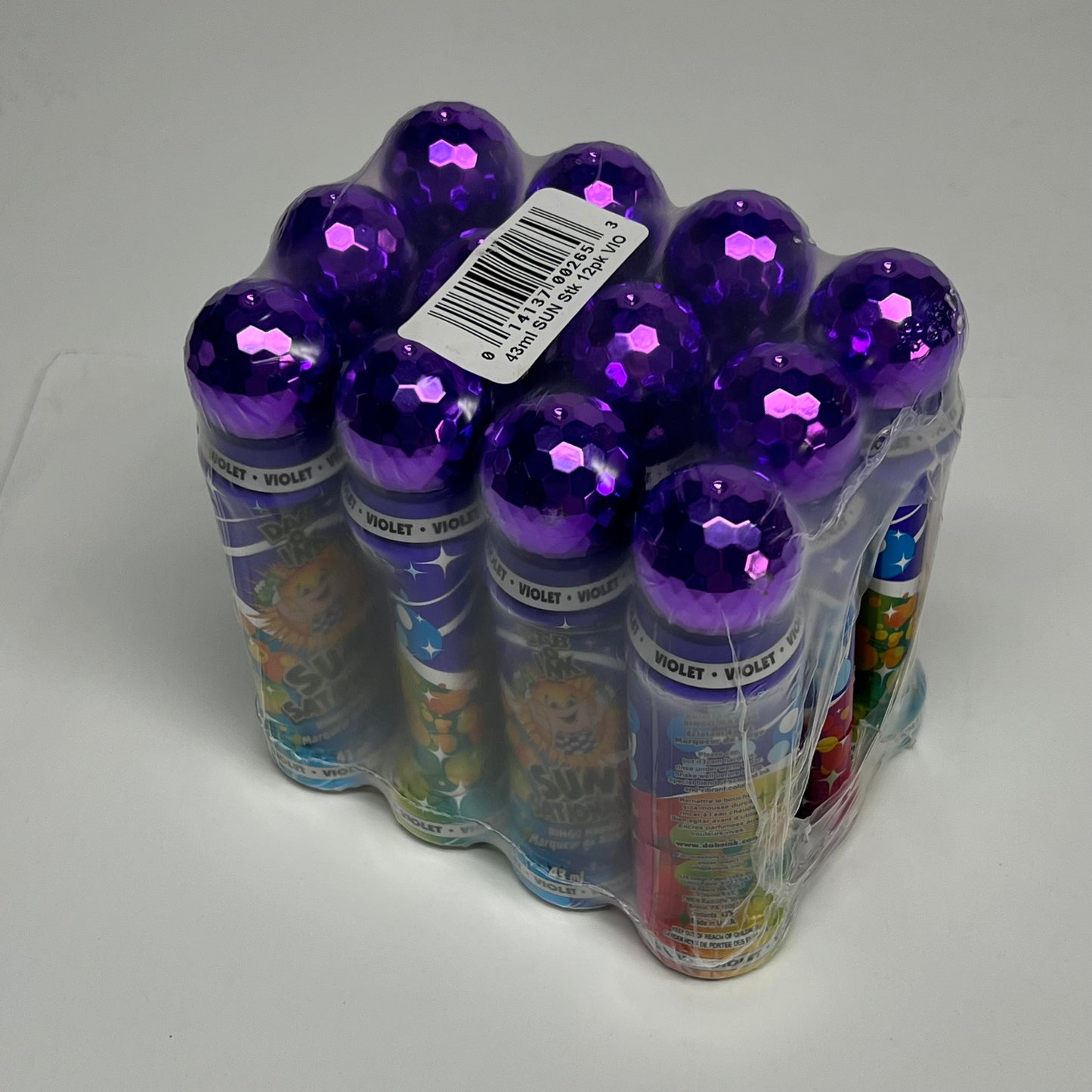 DAB O INK (12 PACK) Sunsational Bingo Marker Bright Ink 43ml/1.4 oz Violet C26