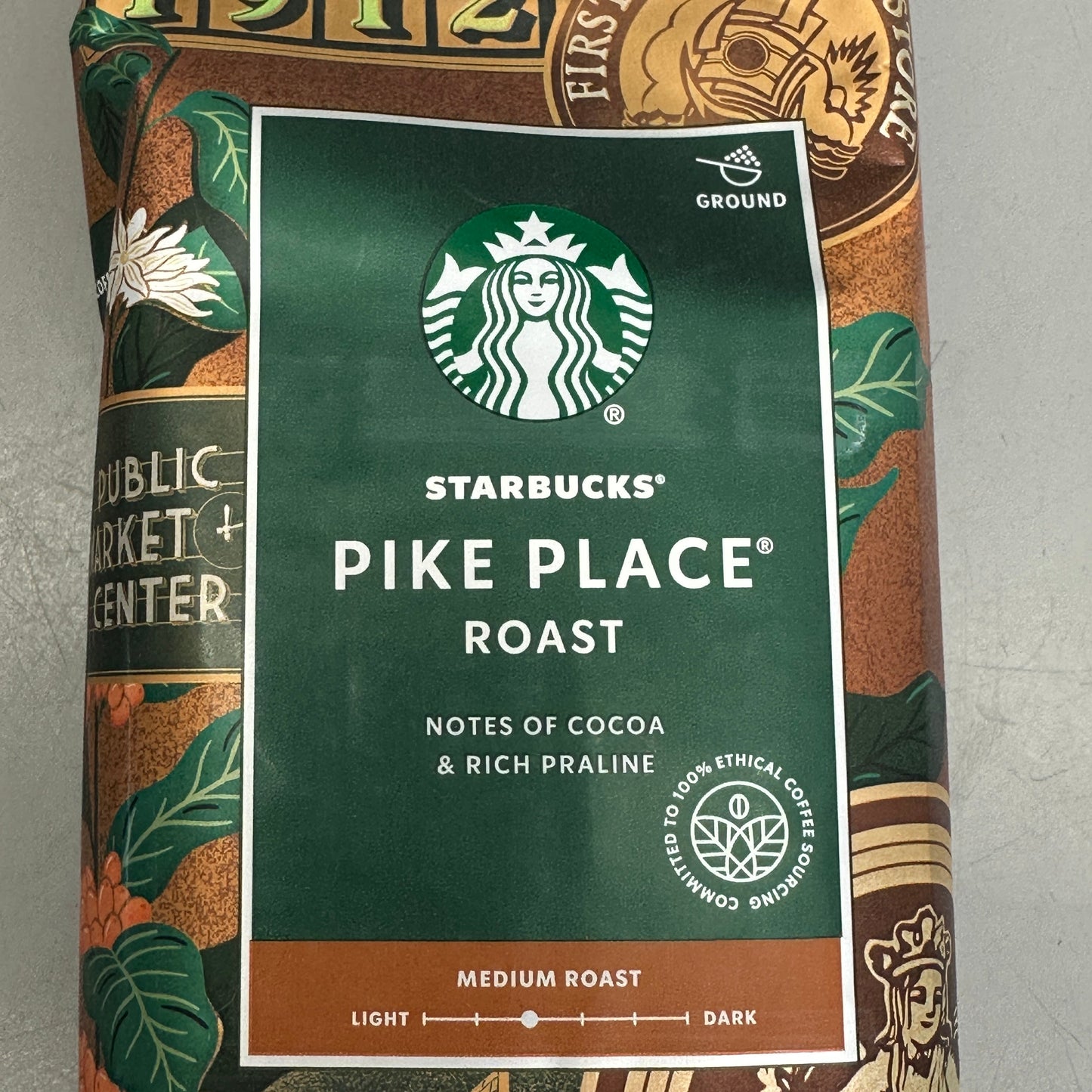 STARBUCKS (6 PACK) Pike Place Roast Notes Of Cocoa & Rich Praline 16oz BB 11/25