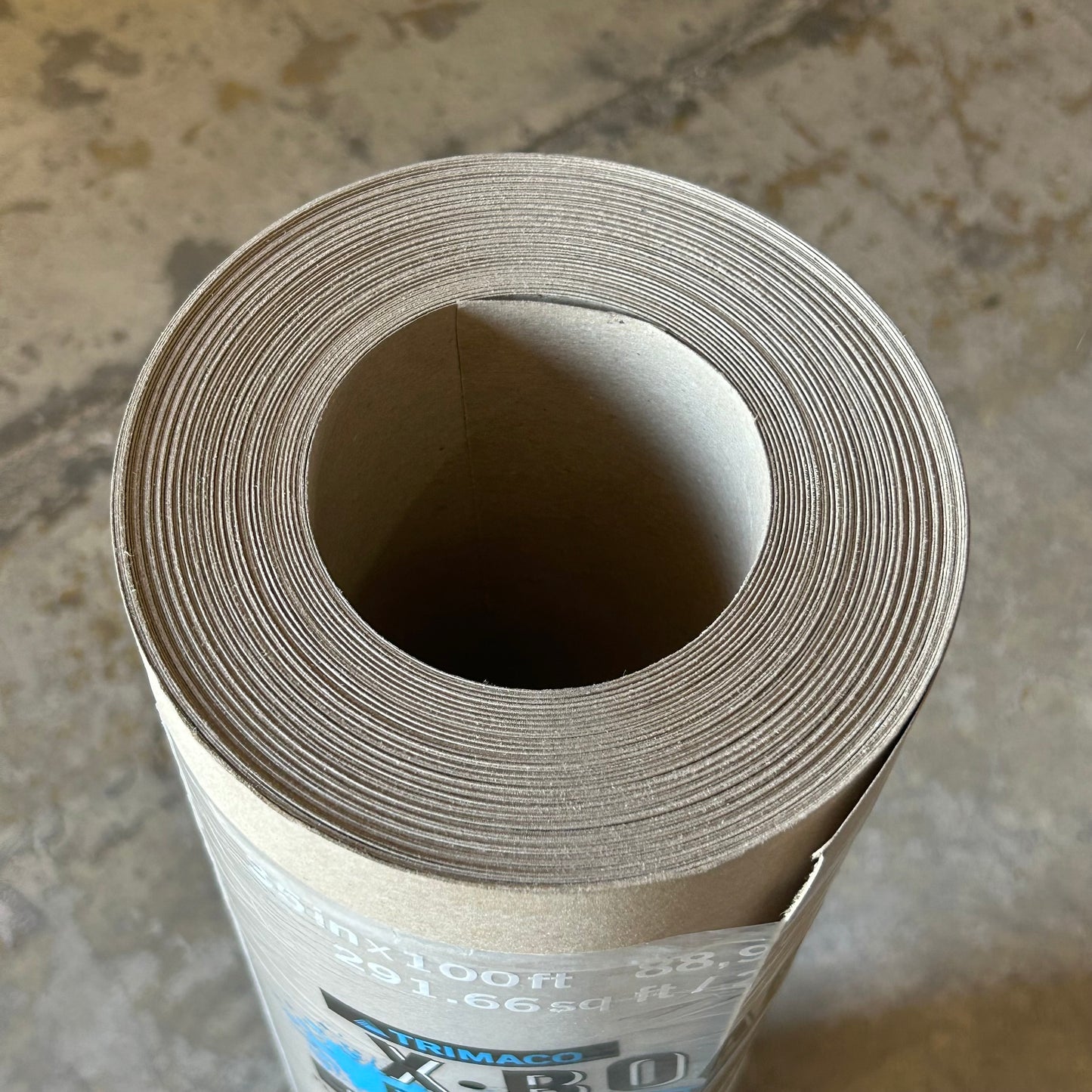 TRIMACO X-Board Lightweight Surface Protector  35"x100' (Slightly Dirty) Brown 12370/9