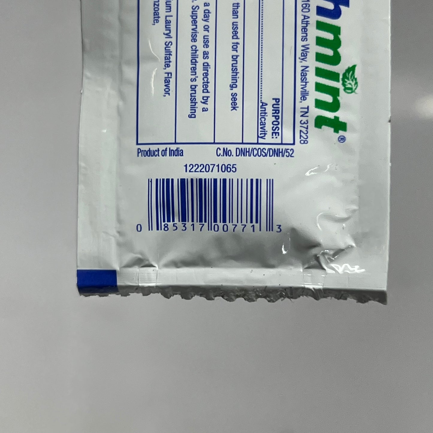 ZA@ FRESHMINT (250 PACK) Premium Anticavity Toothpaste TPADAP250 BB 08/26